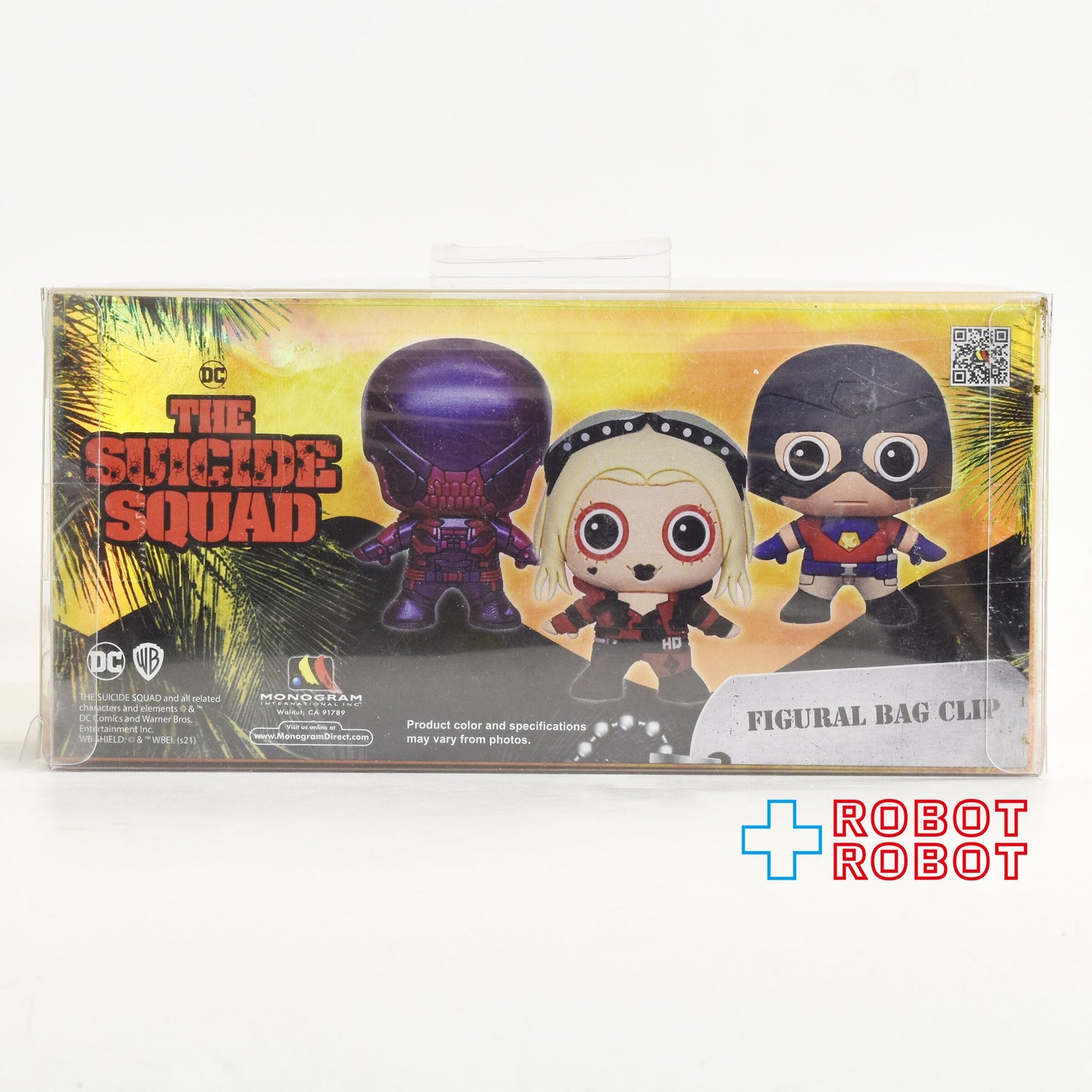 ザ・スーサイド・スクワッド モノグラム フィギュラル バッグ クリップ ブラッドスポート ハーレイ・クイン ピースメーカー ウォルマート限定 開封品