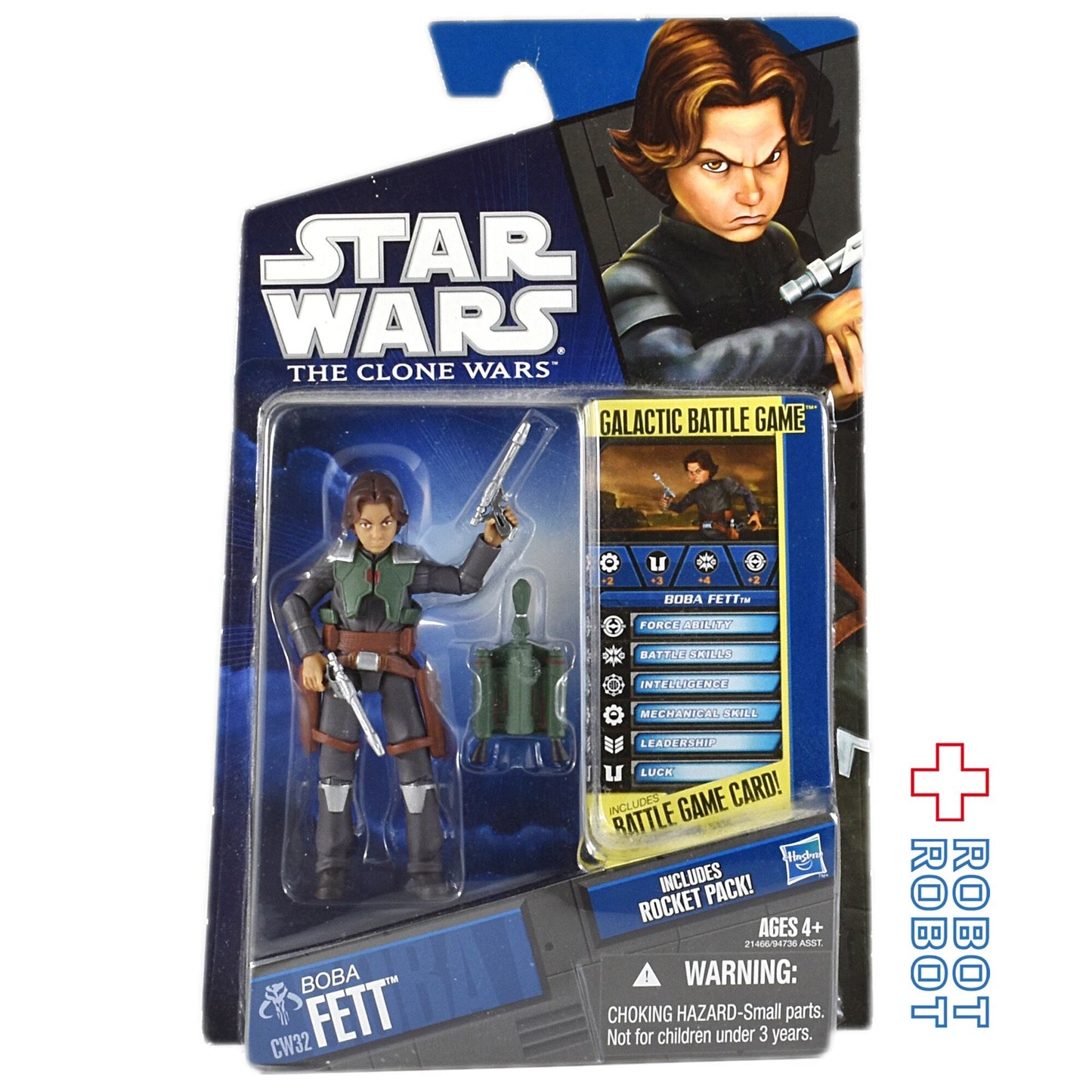 スター・ウォーズ CW2010 CW32 ボバ・フェット クローン・ウォーズ 3.75インチ アクションフィギュアUS版 未開封