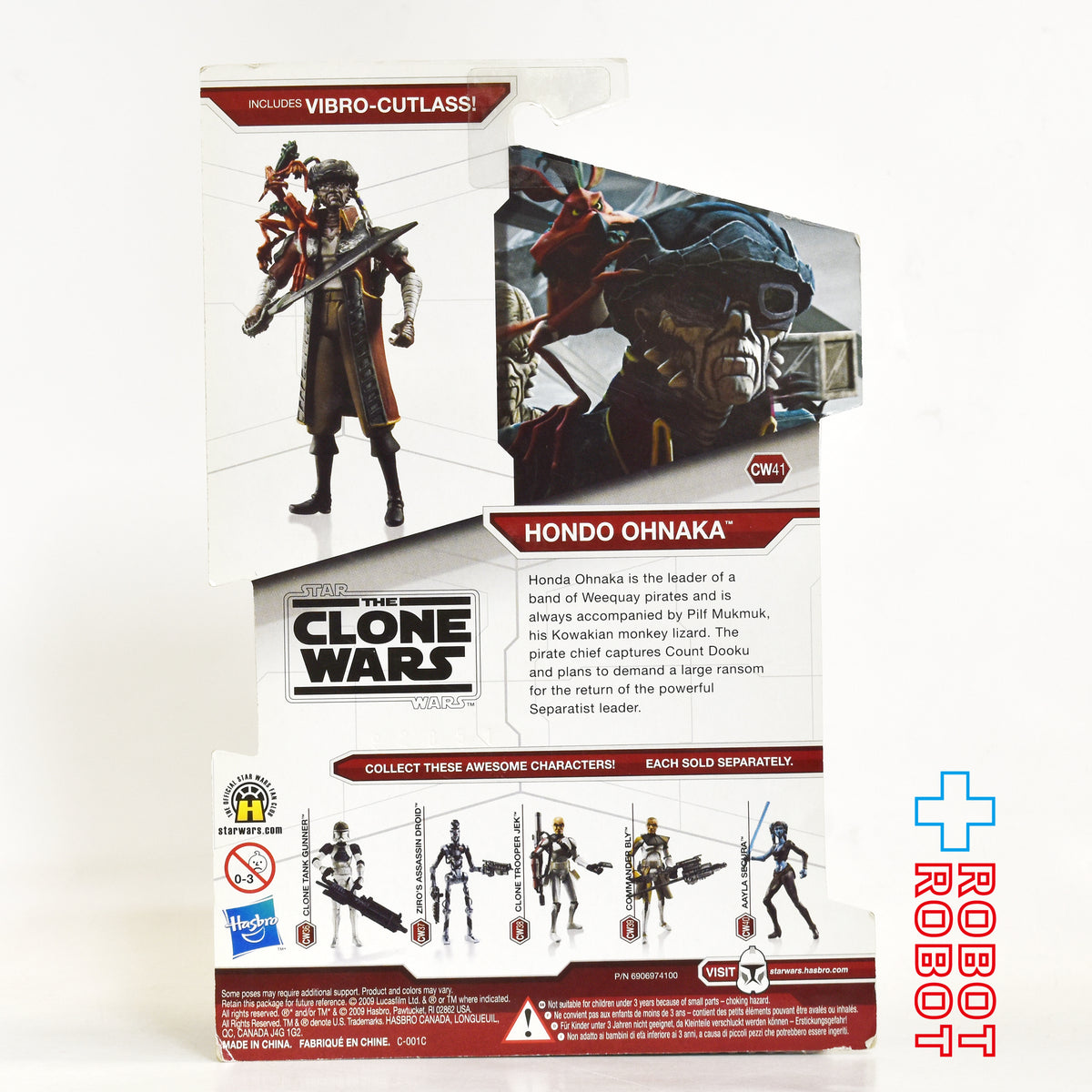 スター・ウォーズ CW2009 CW41 ホンドー・オナカー クローン・ウォーズ 3.75インチ アクションフィギュア US版 未開封