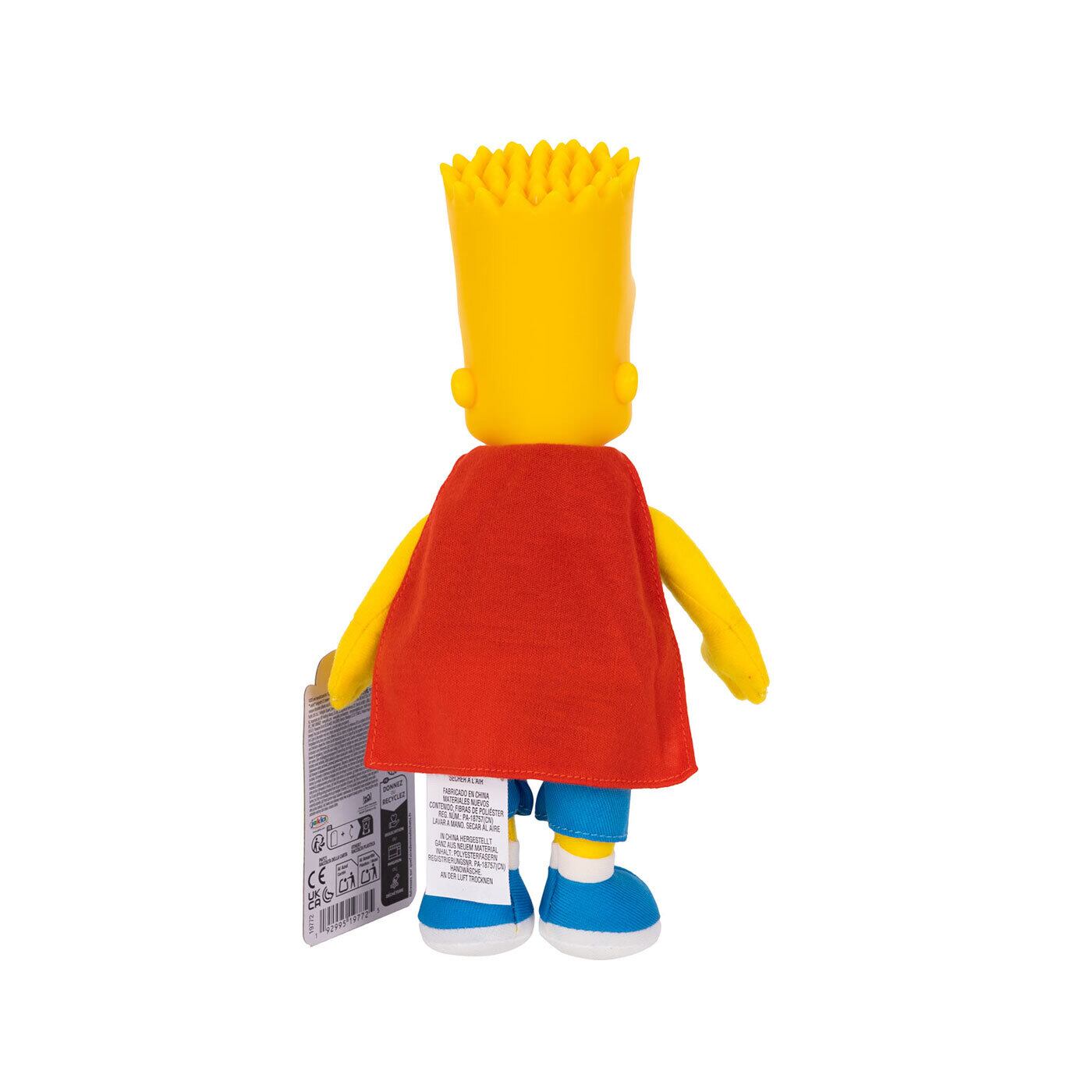 シンプソンズ ベーシック プラッシュ ウェーブ1 バート・ザ・デアデビル ぬいぐるみドール 紙タグ付き