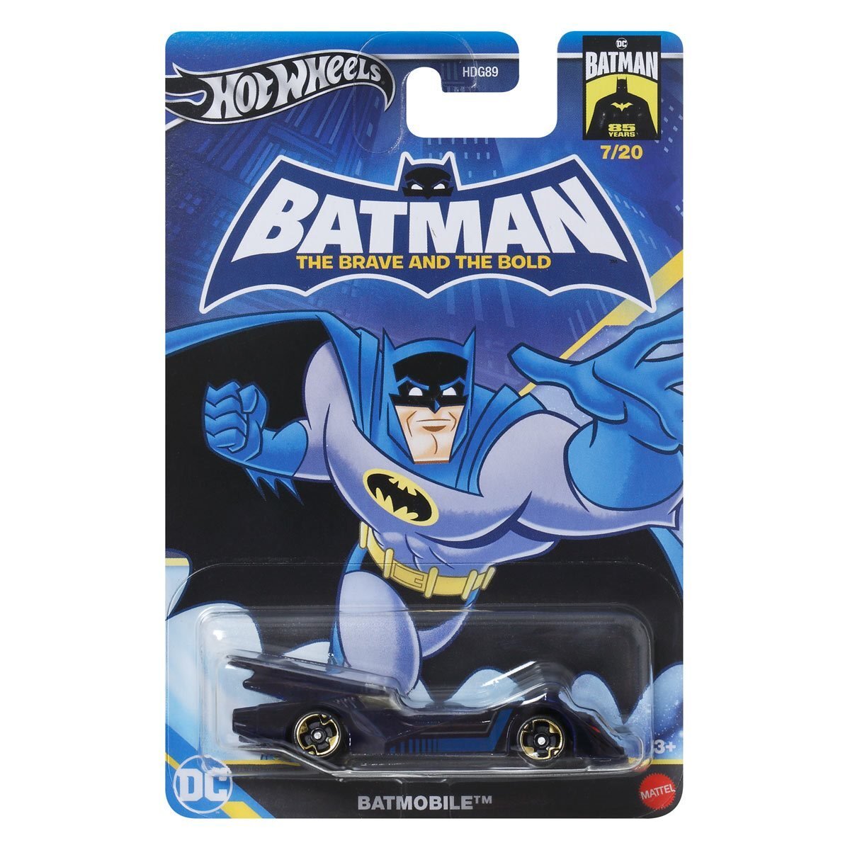 ホットウィール バットマン テーマアソート 2024 1/64 ブレイブ & ボールド バットモービル ダイキャスト メタルビークル ミニカー 未開封