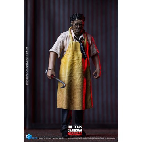 ハイヤトイズ エクスクイジットミニシリーズ 悪魔のいけにえ (1974) レザーフェイス スタンダード マスク 1/18 アクションフィギュア 未開封