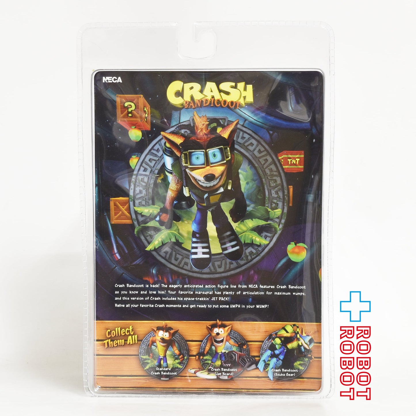 NECA クラッシュ・バンディクー / スキューバーダイビング 5.5インチ アクションフィギュア 未開封