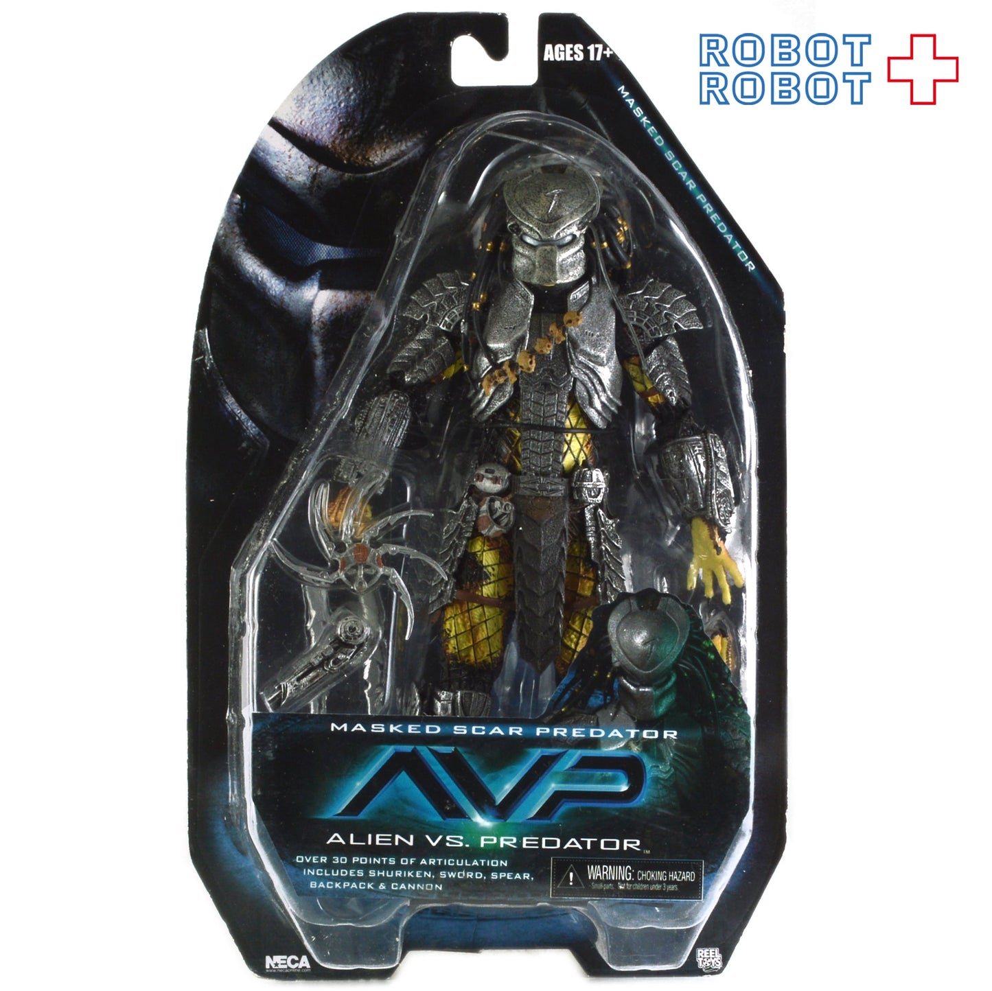 ネカ プレデター シリーズ 15 エイリアン vs プレデター / マスクド・スカー・プレデター 7インチアクションフィギュア 未開封