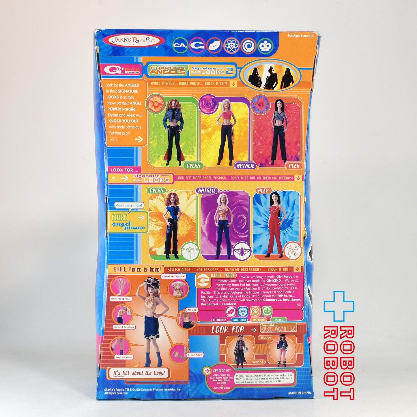 ジャックス G.i.r.l. force チャーリーズ・エンジェル ディラン ドリュー・バリモア シグネチャールックス ドール 未開封