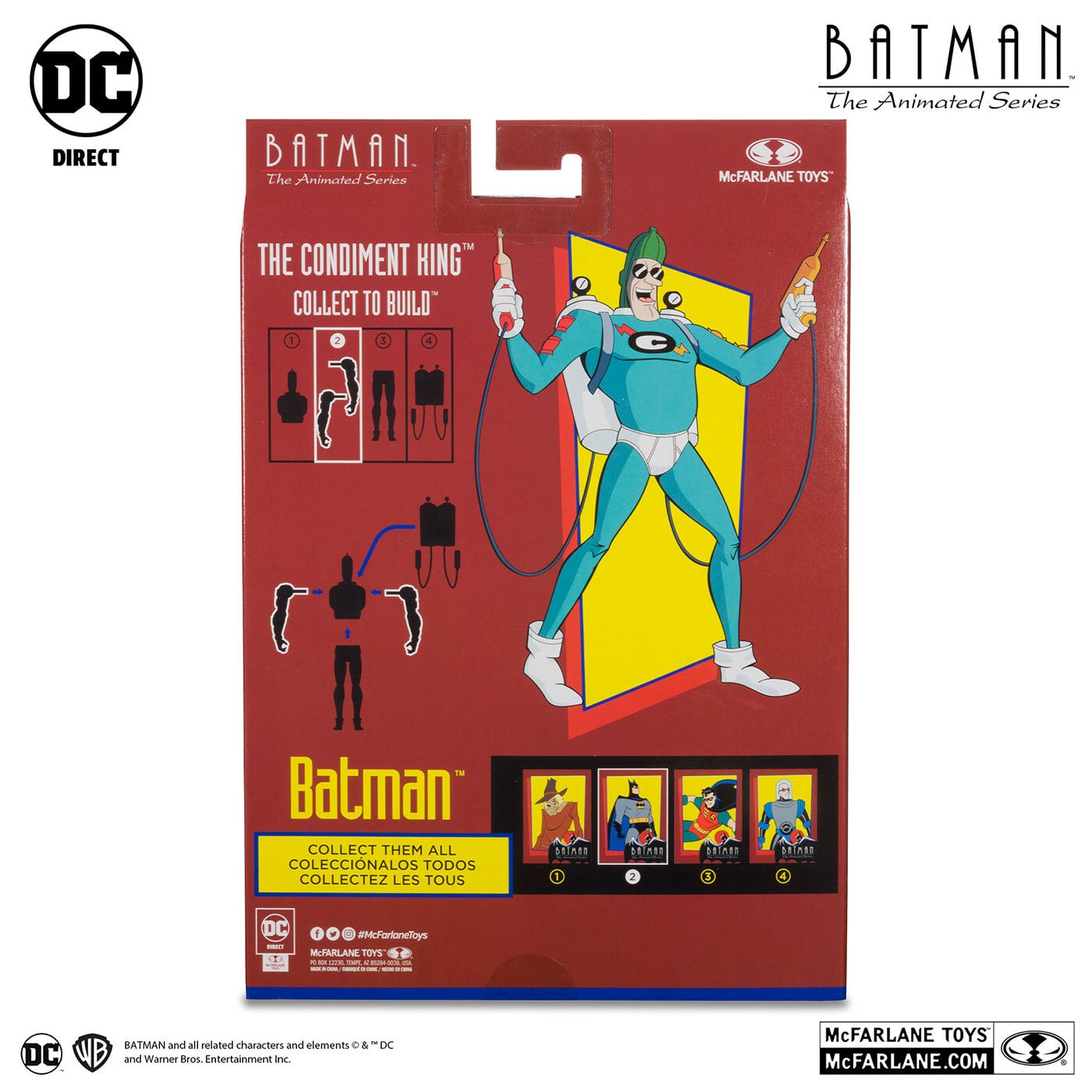マクファーレン・トイズ DCダイレクト バットマン アニメイテッド #01 バットマン 6インチ アクションフィギュア 国内版 未開封