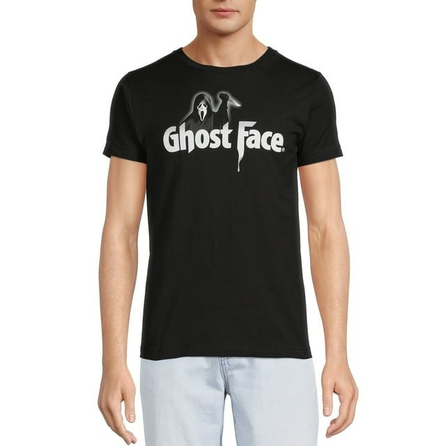 Tシャツ ムービー スクリーム ゴーストフェイス ロゴ U.S.A.size XL