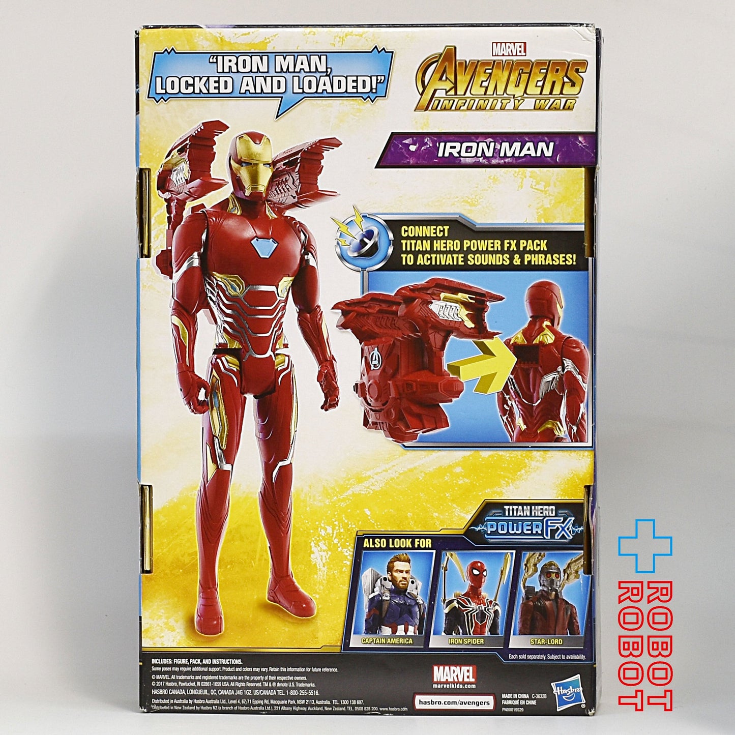 タイタンヒーローシリーズ パワーFX アベンジャーズ/インフィニティウォー アイアンマン 12インチ アクションフィギュア 未開封