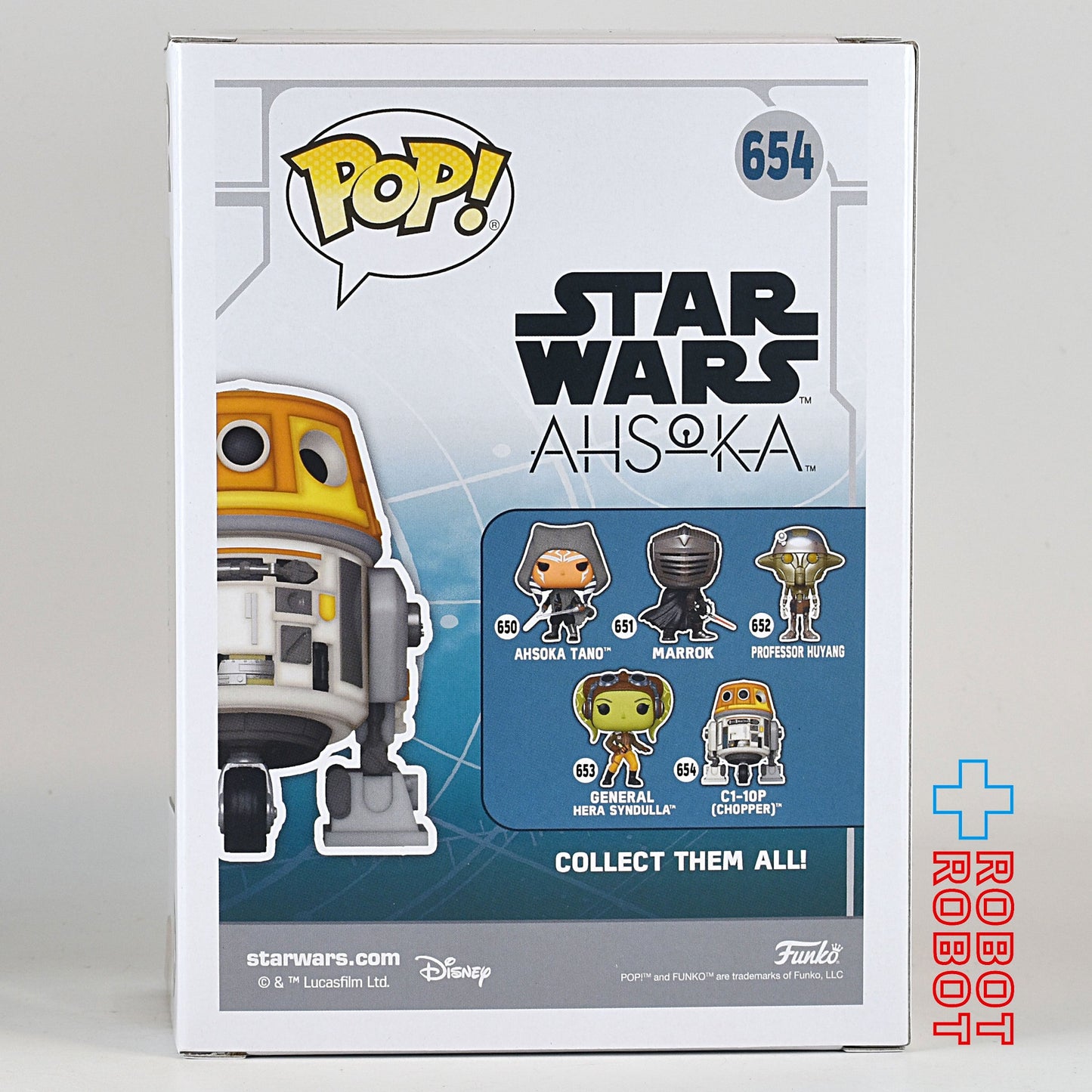 ファンコ POP! 654 スター・ウォーズ アソーカ C1-10P チョッパー ビニールフィギュア 箱入未開封