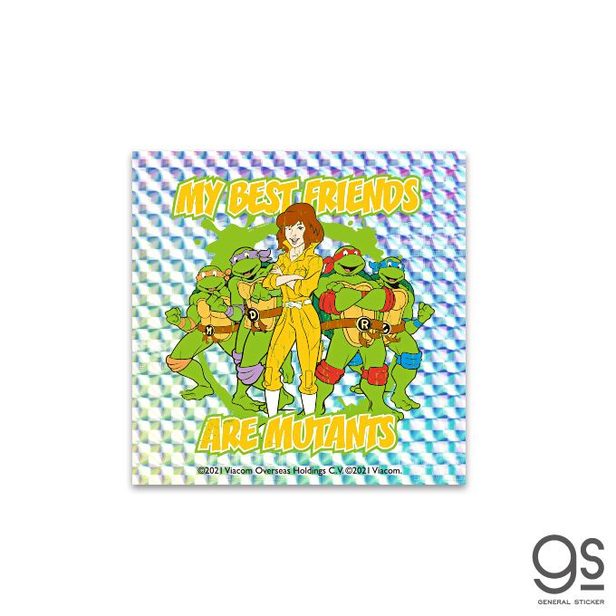 タートルズ キラキラスクエアステッカー MY BEST FRIENDS… 未開封