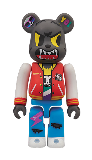 メディコム ベアブリック BE@RBRICK 100% TOKIDOKI 狼 シモーネ・レグノ デザイン 4号店商品