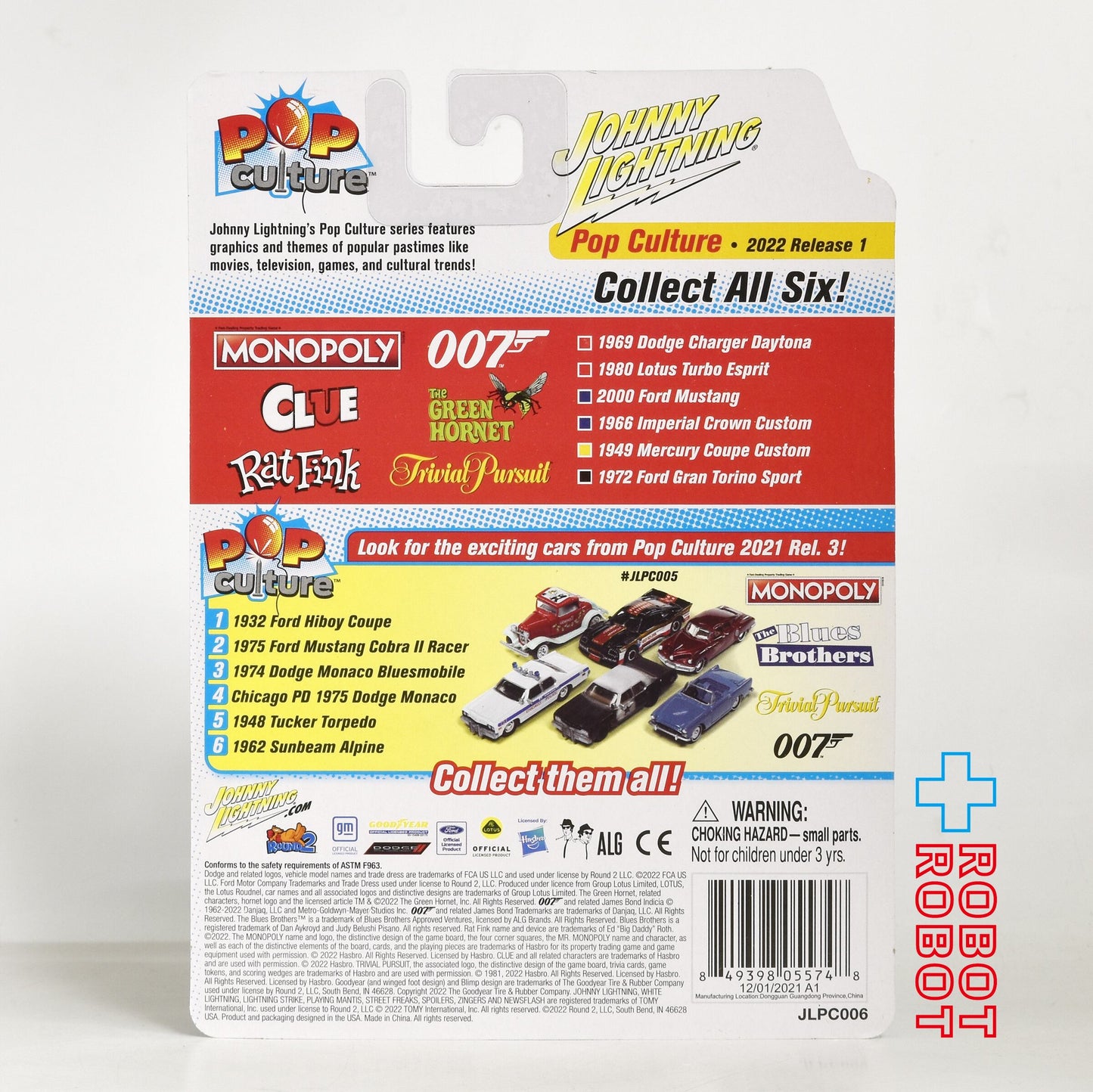 ジョニーライトニング ポップカルチャー ラットフィンク 1949 マーキュリー・クーペ・カスタム ミニカー 未開封