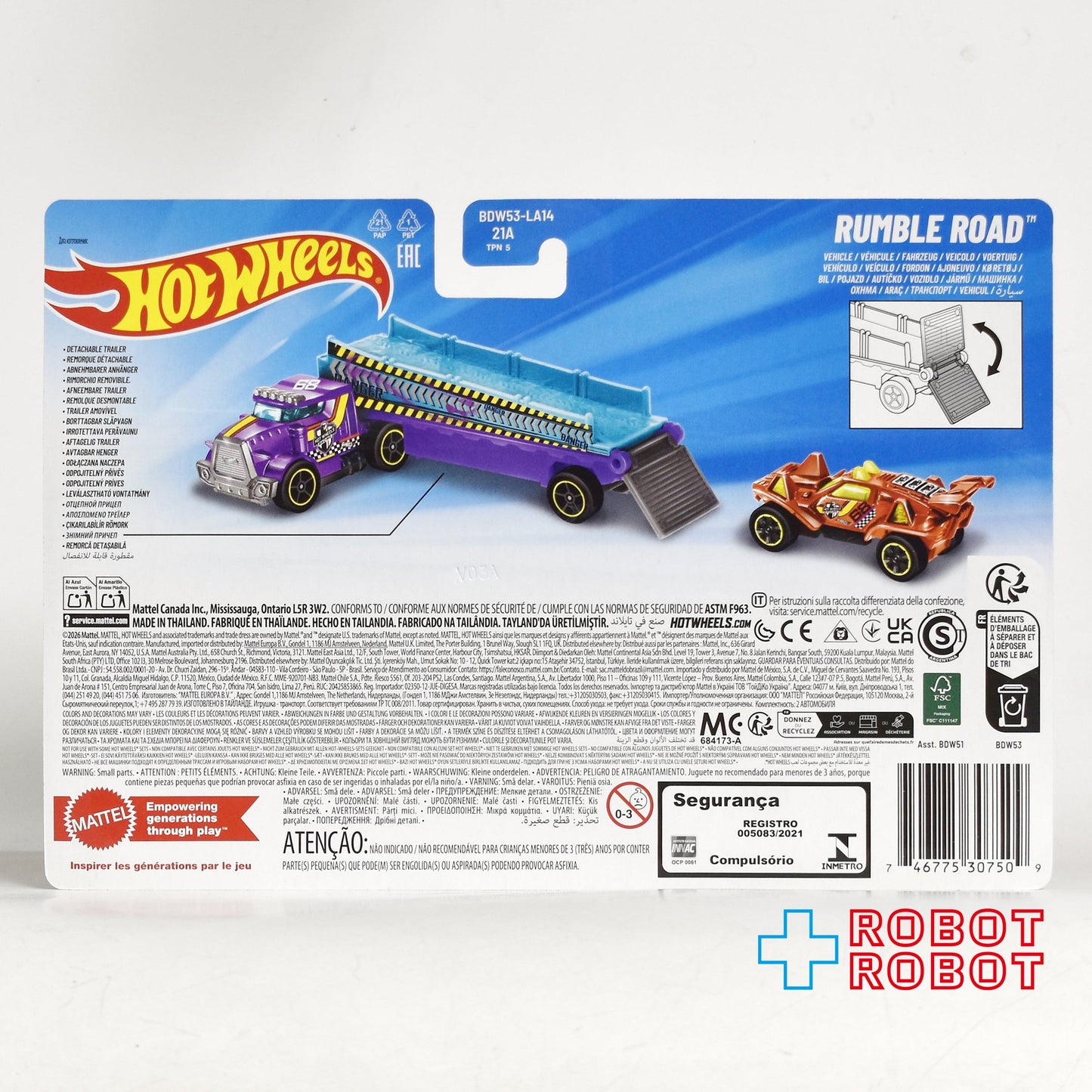 ⚫️ ホットウィール 2026 スーパーリグ ランブルロード 1/64 ダイキャスト ミニカー 未開封