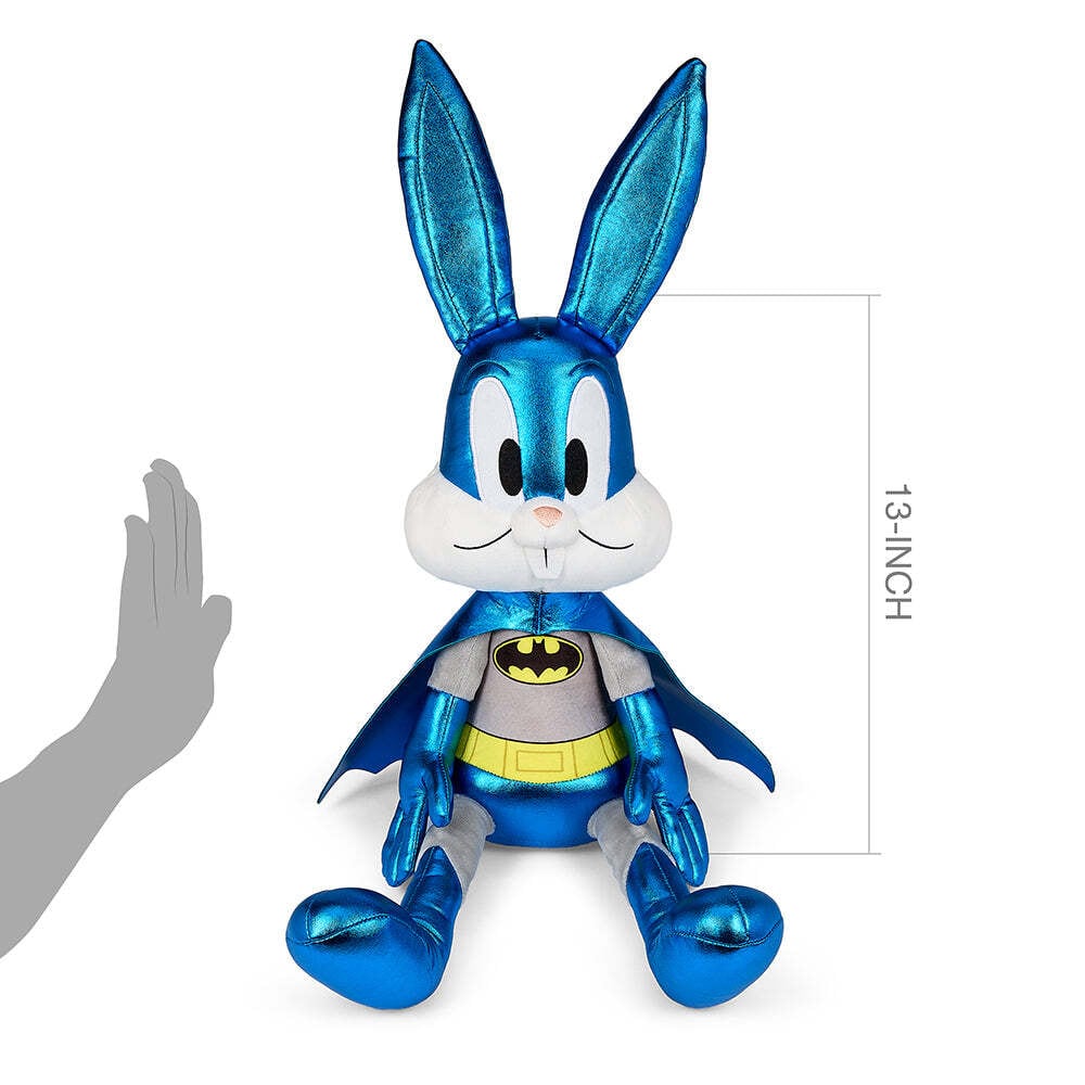 キッドロボット ルーニー・テューンズ バッグス・バニー as バットマン 13インチ ぬいぐるみ人形