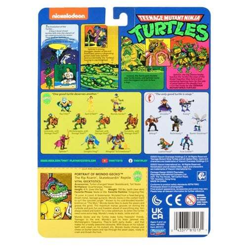 プレイメイツ タートルズ TMNT オリジナル・クラシック モンド・ゲッコー 4インチ ベーシックフィギュア 未開封