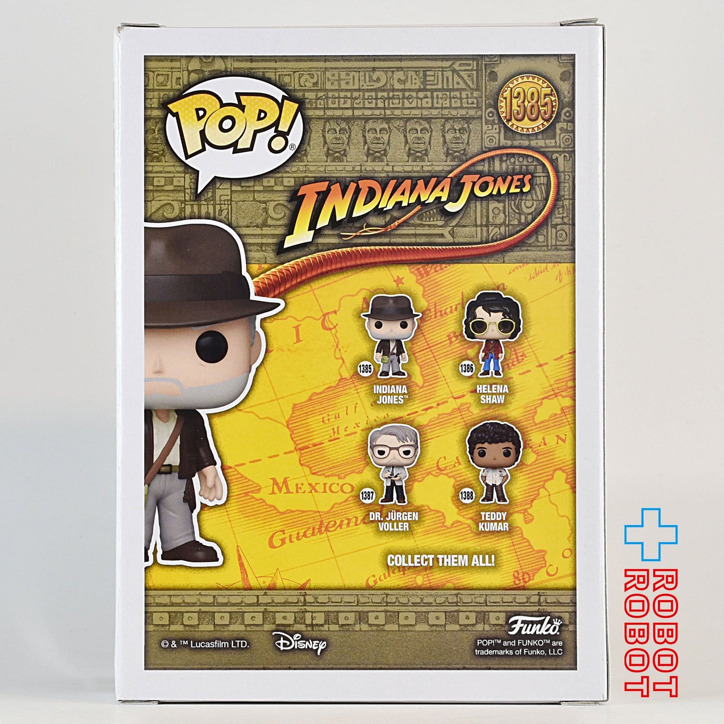 ファンコ POP! 1385 インディ・ジョーンズと運命のダイヤル / インディ・ジョーンズ ビニールフィギュア 未開封