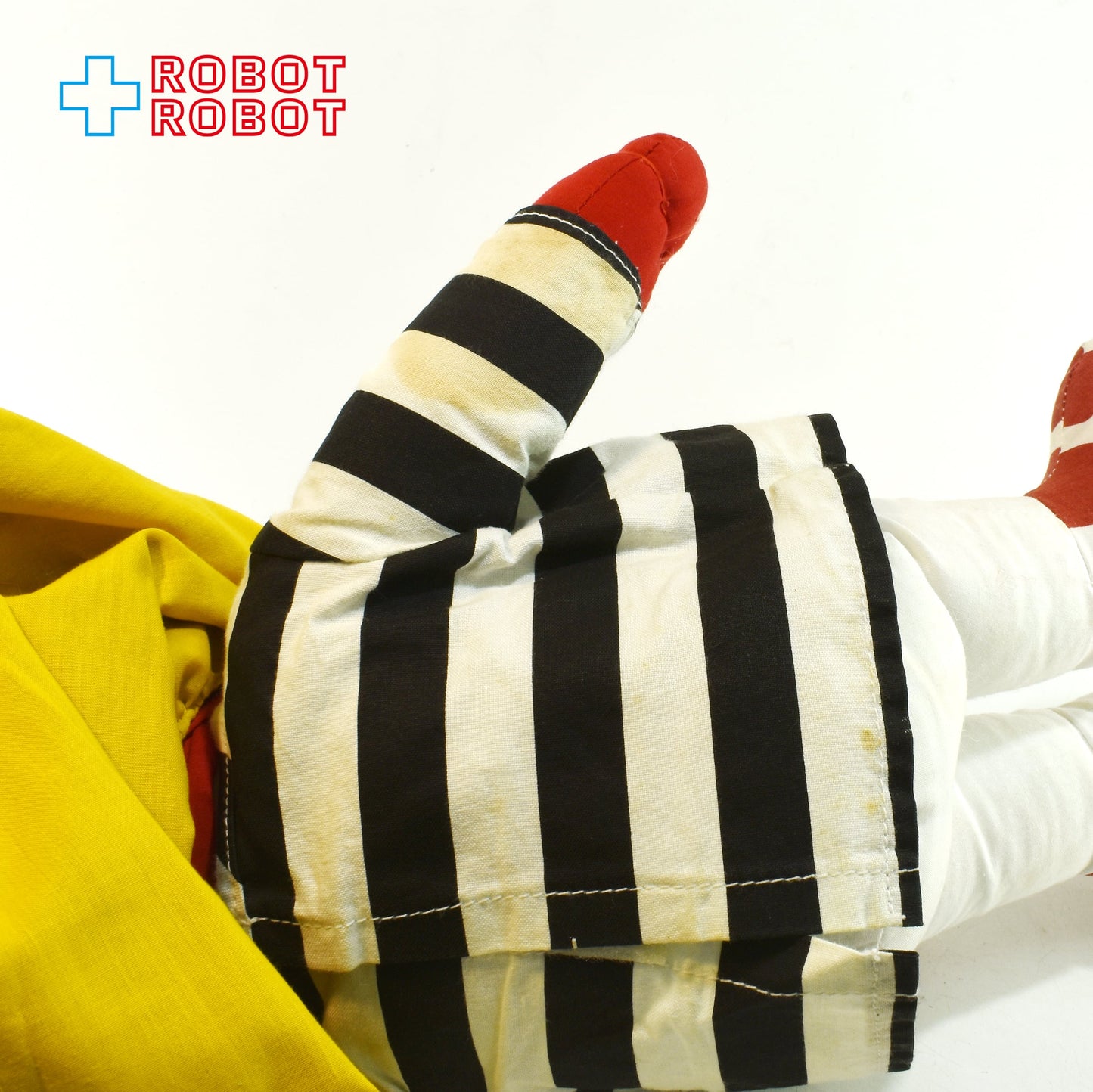 マクドナルド ハンバーグラー ビニールヘッド ウレタン帽子 ぬいぐるみ人形 40センチ 1987 ※ズボン無し