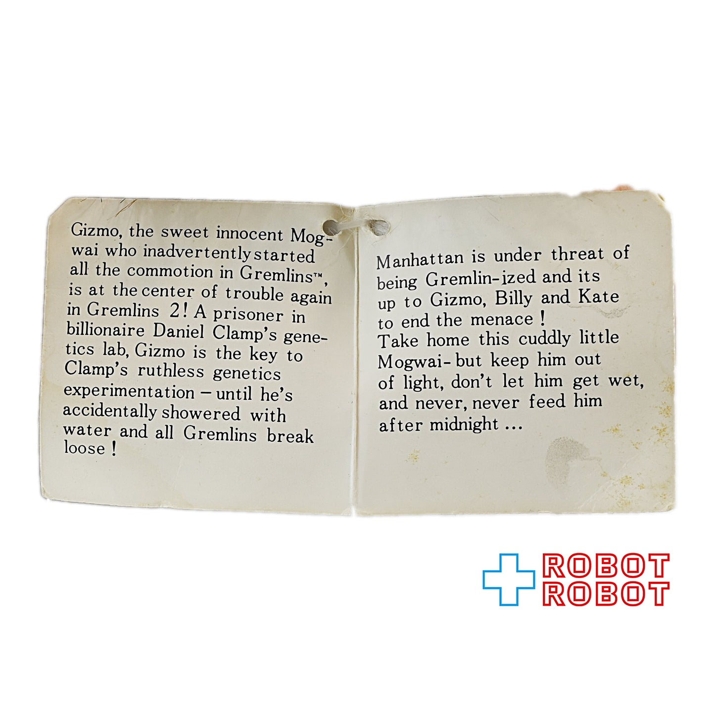 アプローズ グレムリン2 / ギズモ ハンドパペットぬいぐるみ 紙タグ付