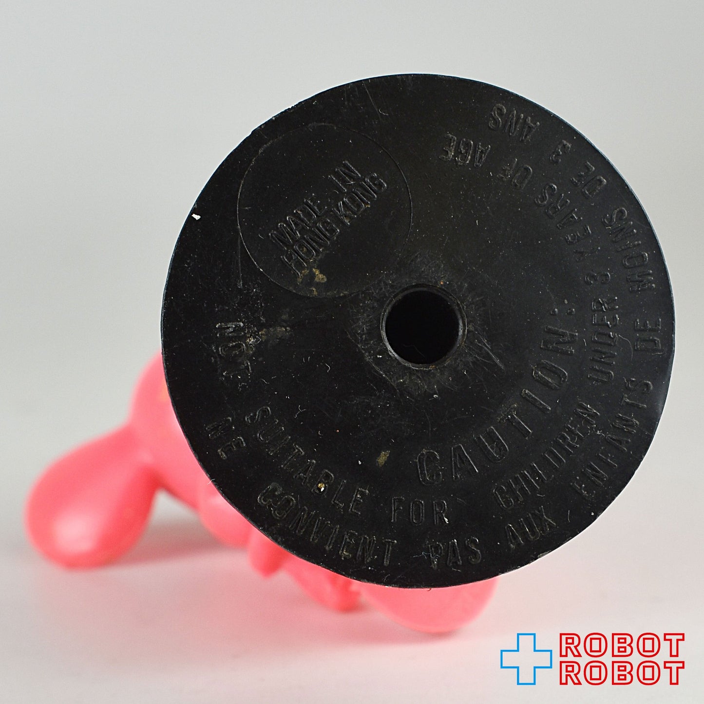 ミッキーマウス バネ付PVCフィギュア ピンク未塗装ver