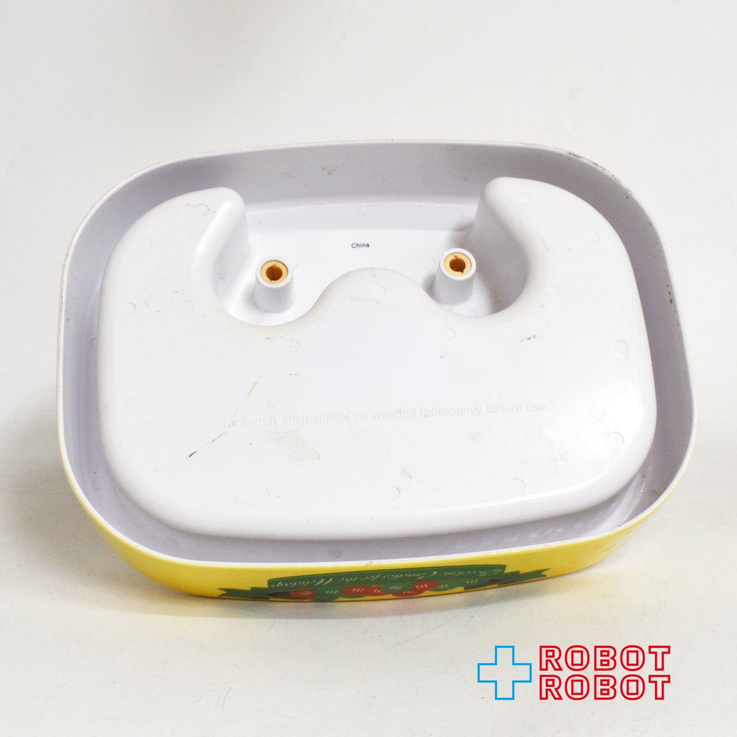 M&M's エムアンドエムズ レッド サンタ帽 トーキング アニメイテッド クリスマス キャンディー ディッシュ 白 紙タグ付き 本体のみ