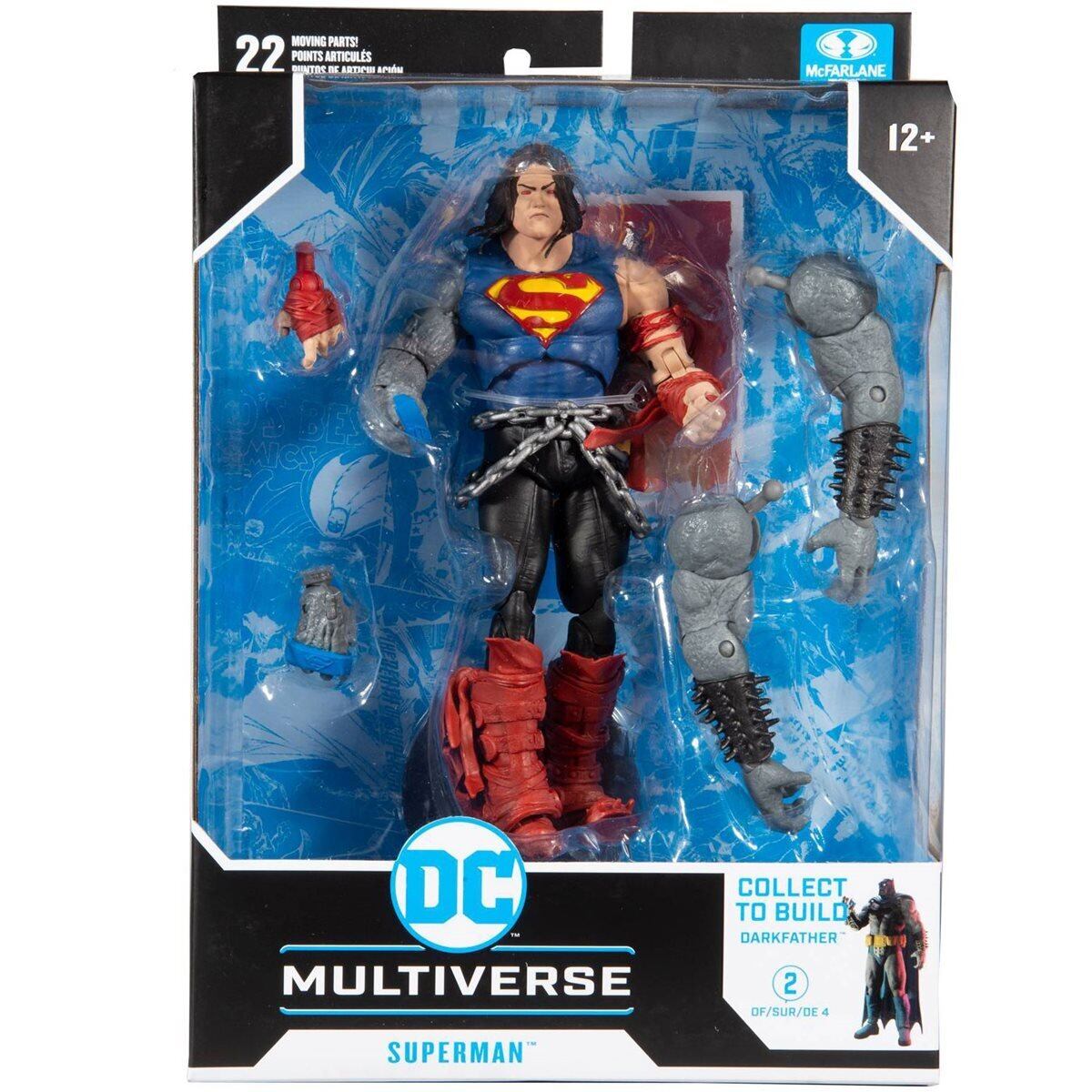 マクファーレン・トイズ DCマルチバース 7インチ ダークファーザービルド #069 ダークナイツ デスメタル シリーズ スーパーマン