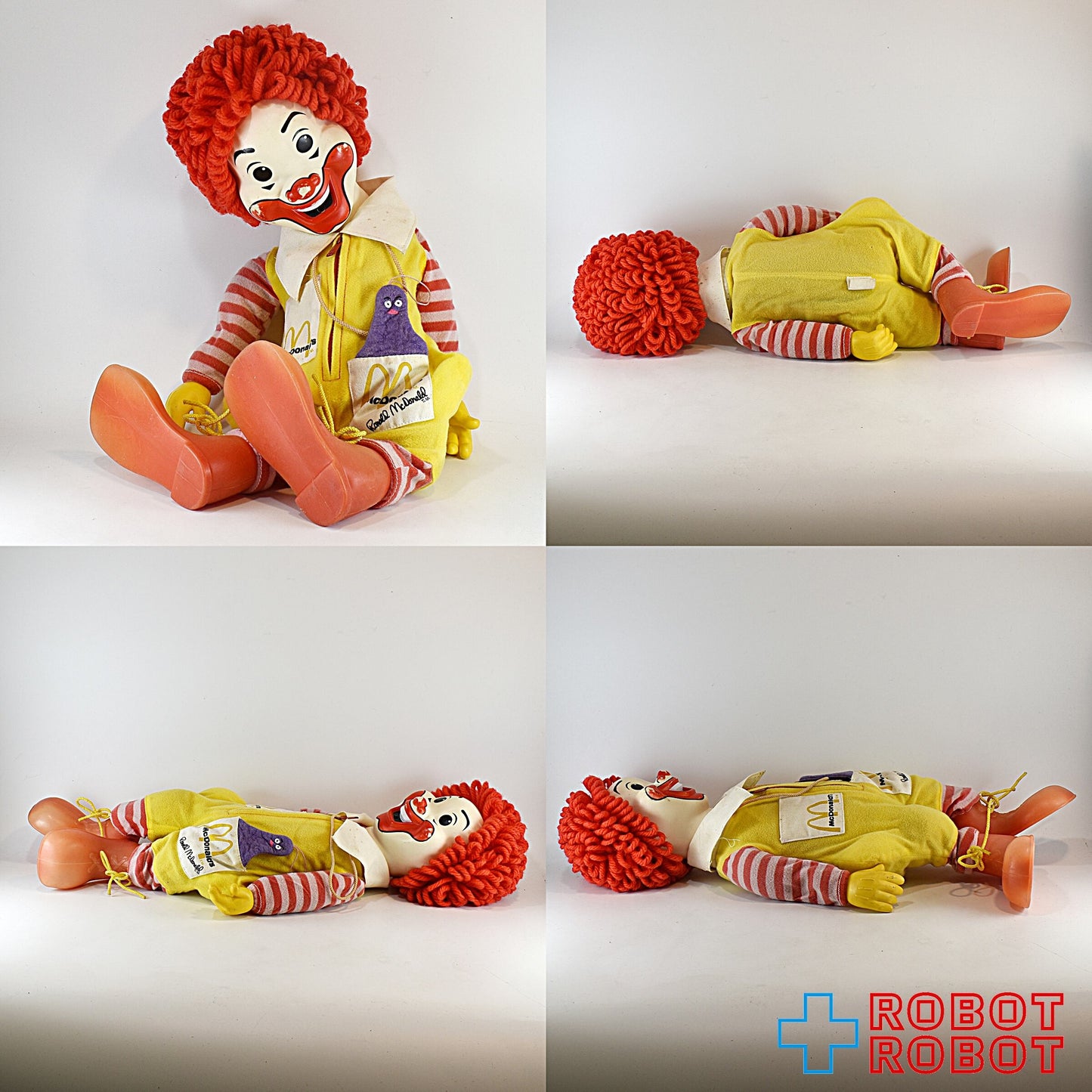 ハズブロ ロナルド・マクドナルド 笛付ビッグドール 1978 ※笛欠品