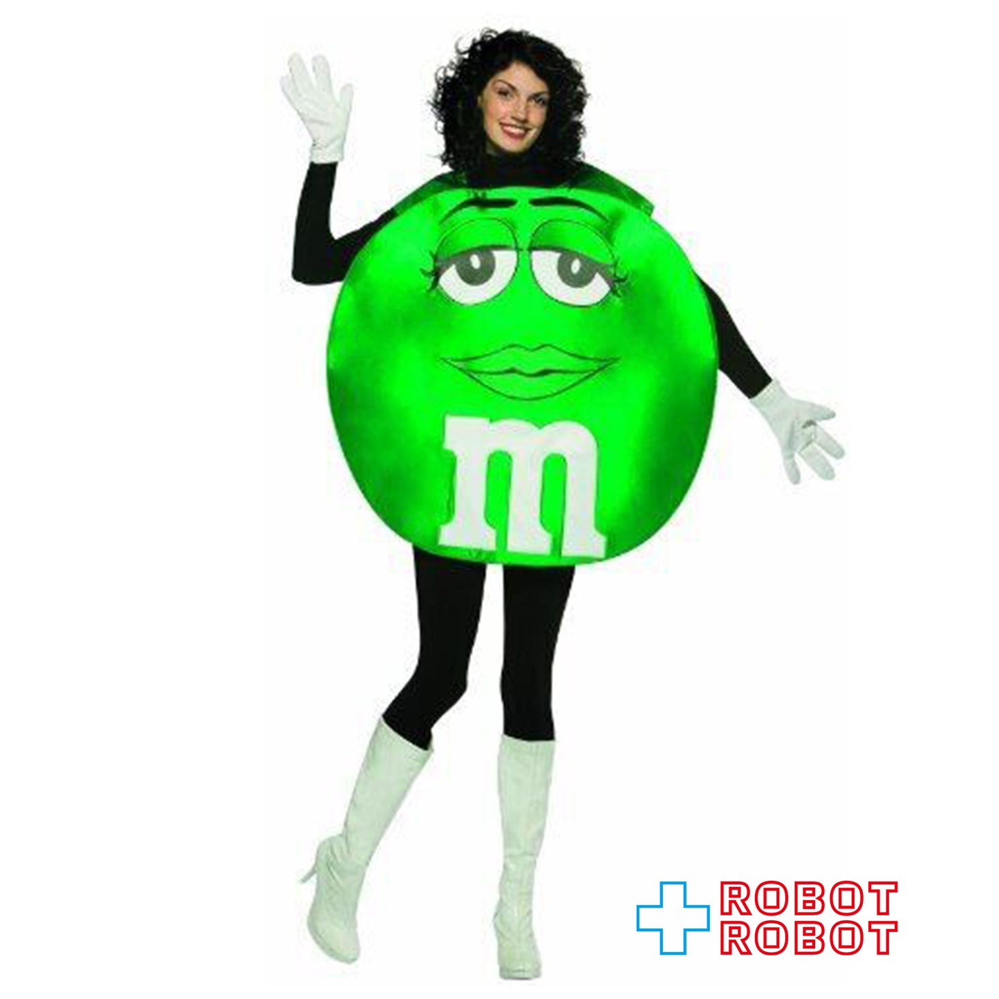 M&M's グリーンポンチョ 大人用 コスチューム ハロウィン コスプレ 衣装 グッズ 企業物