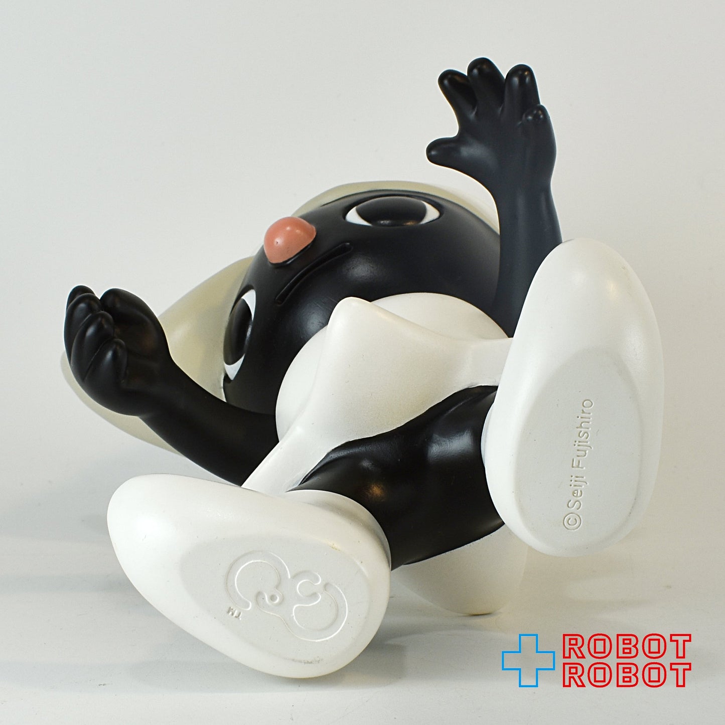 藤城清治 小人 こびと 白 ソフビフィギュア