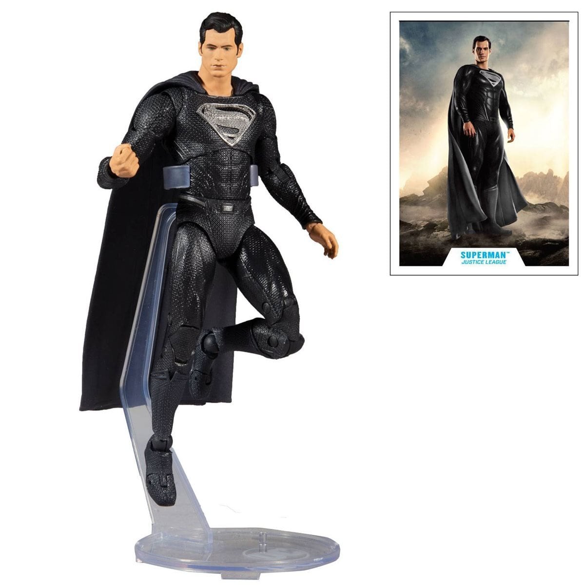 DC マルチバース ジャスティス・リーグ ザック・スナイダーカット #057 スーパーマン ブラックスーツ Ver. 国内版 開封