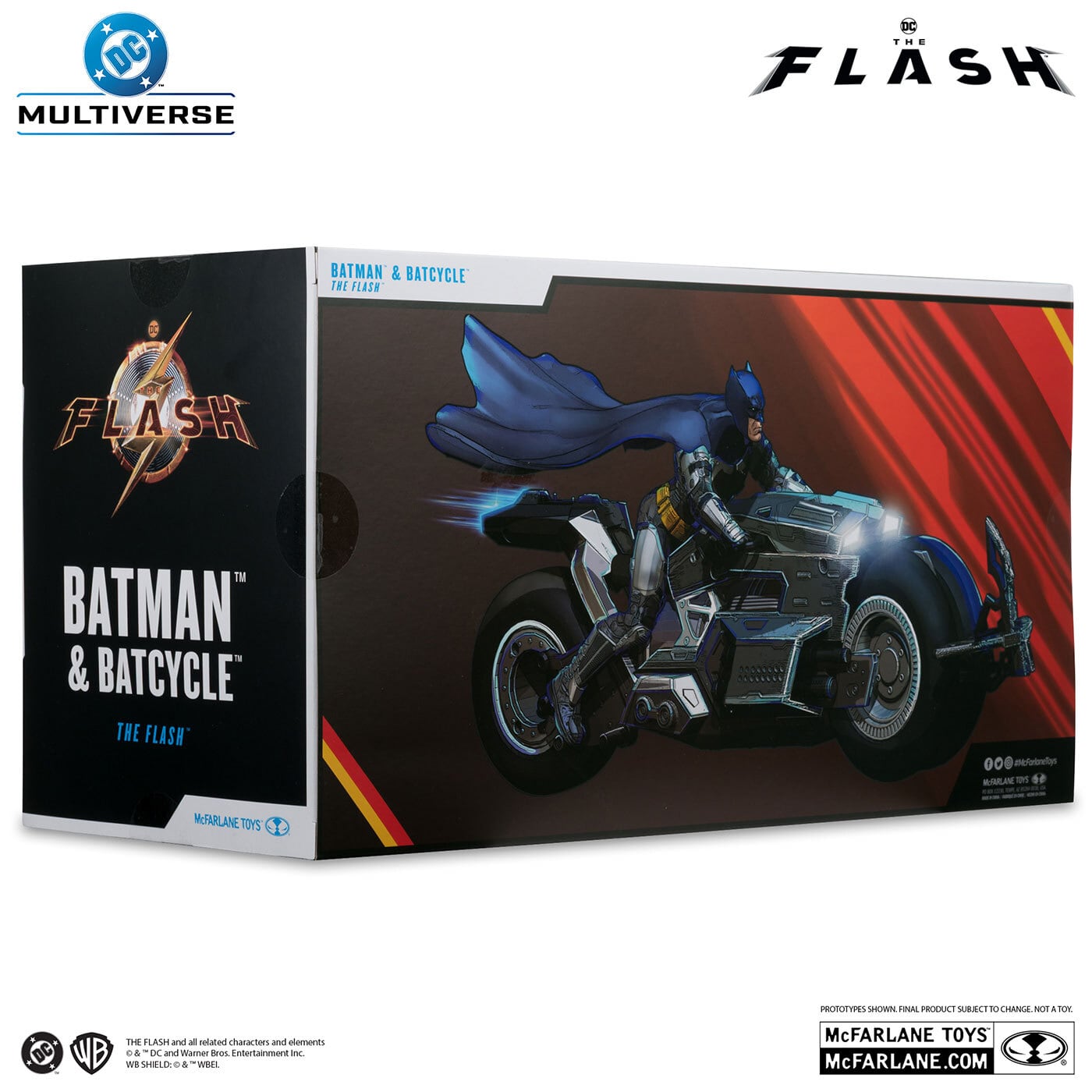 DC マルチバース 映画『ザ・フラッシュ』バットマン&バットサイクル 7インチ アクションフィギュア 国内版 未開封