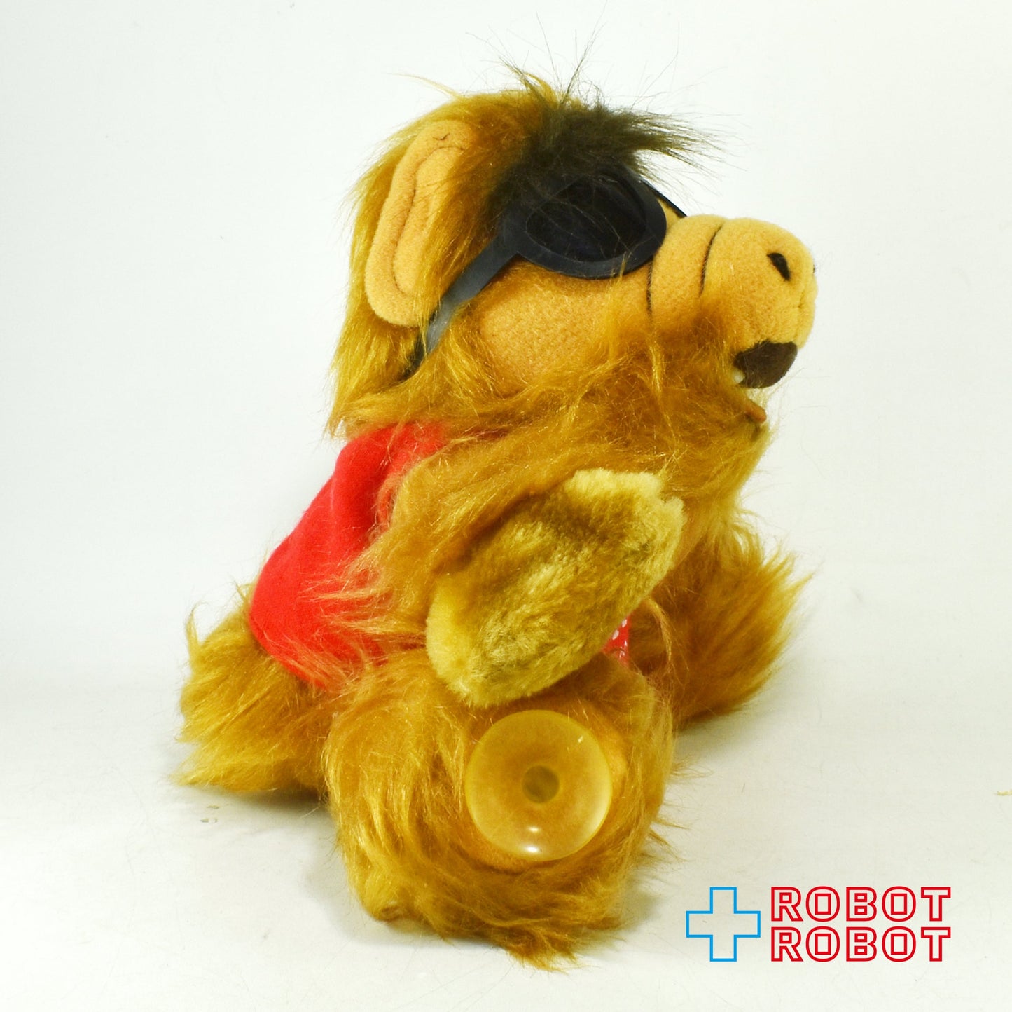 アルフ 吸盤付き ぬいぐるみ人形 ノープロブレム赤色シャツ 9インチ