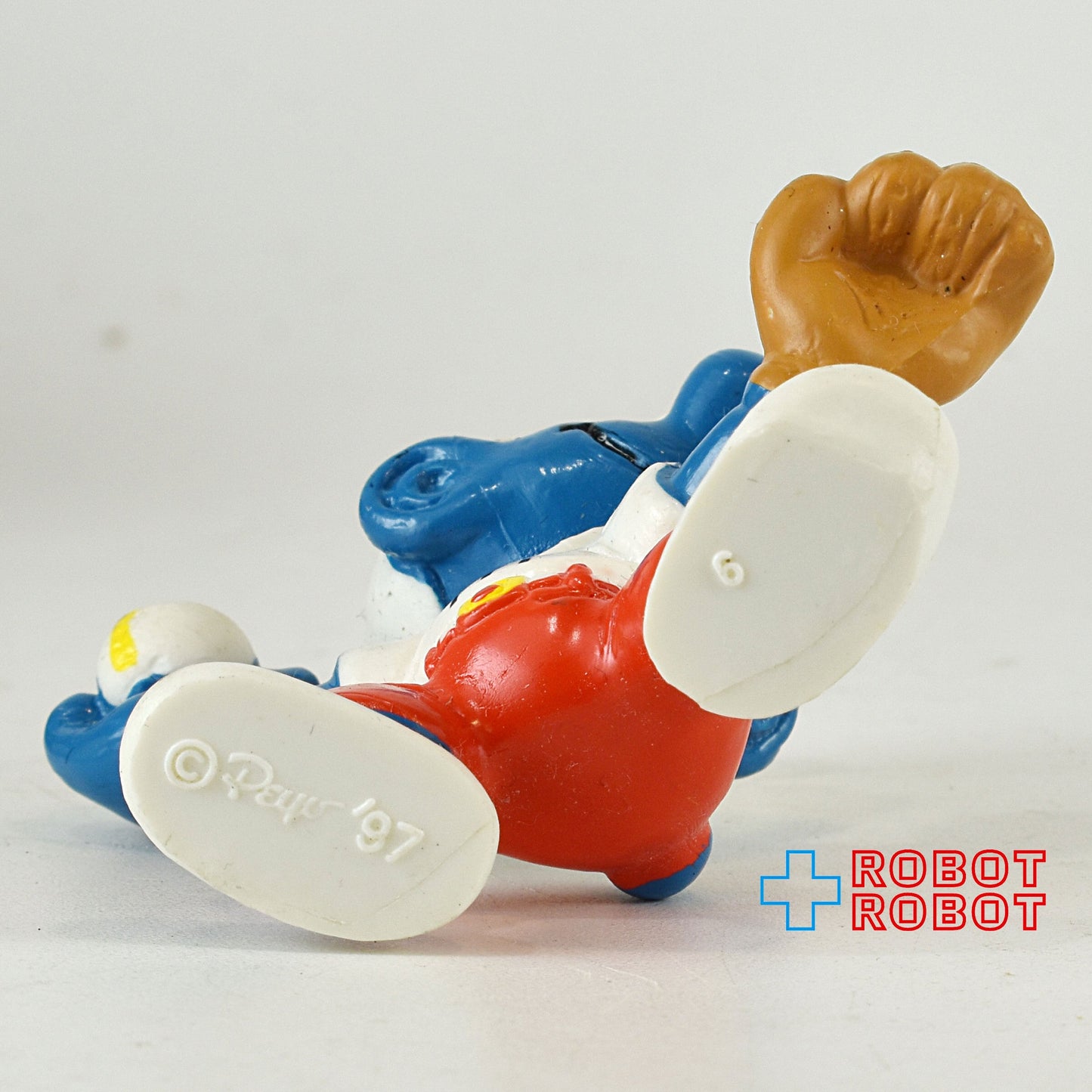 スマーフ 野球 ピッチャー マクドナルド ハッピーミール PVCフィギュア