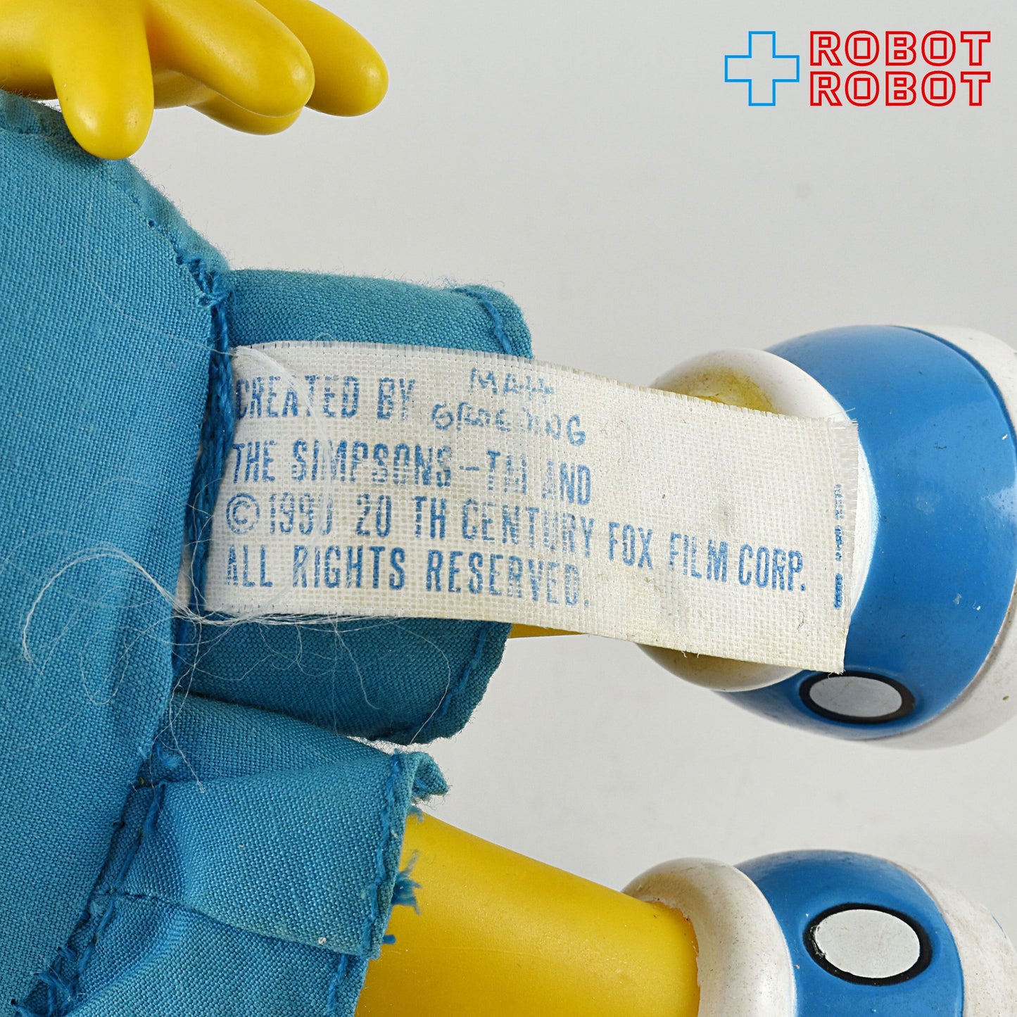 シンプソンズ バート ラバーフェイスぬいぐるみ人形 1990 ダンディー社