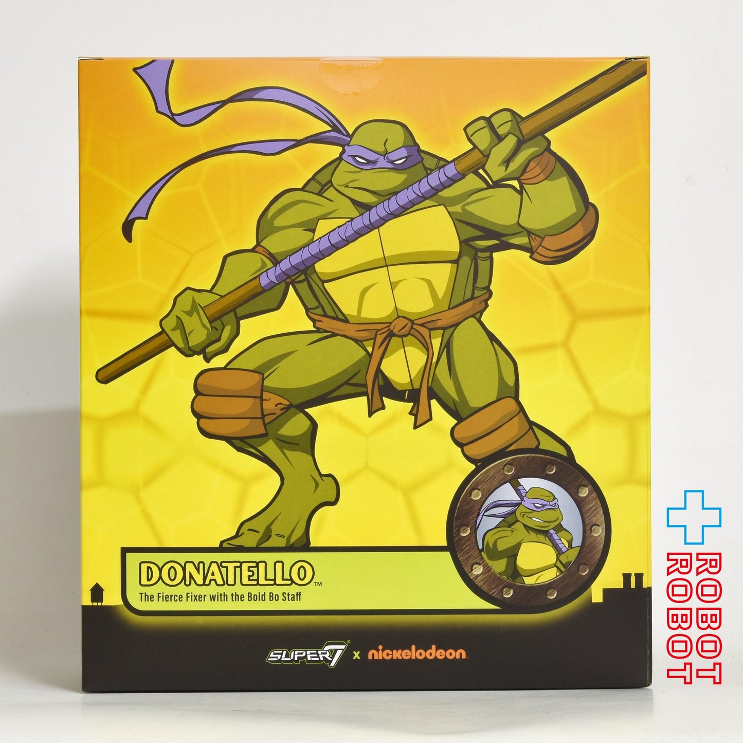 スーパー7 ティーンエイジ・ミュータント・ニンジャ・タートルズ アルティメット ドナテロ (2003) 7インチ アクションフィギュア 未開封