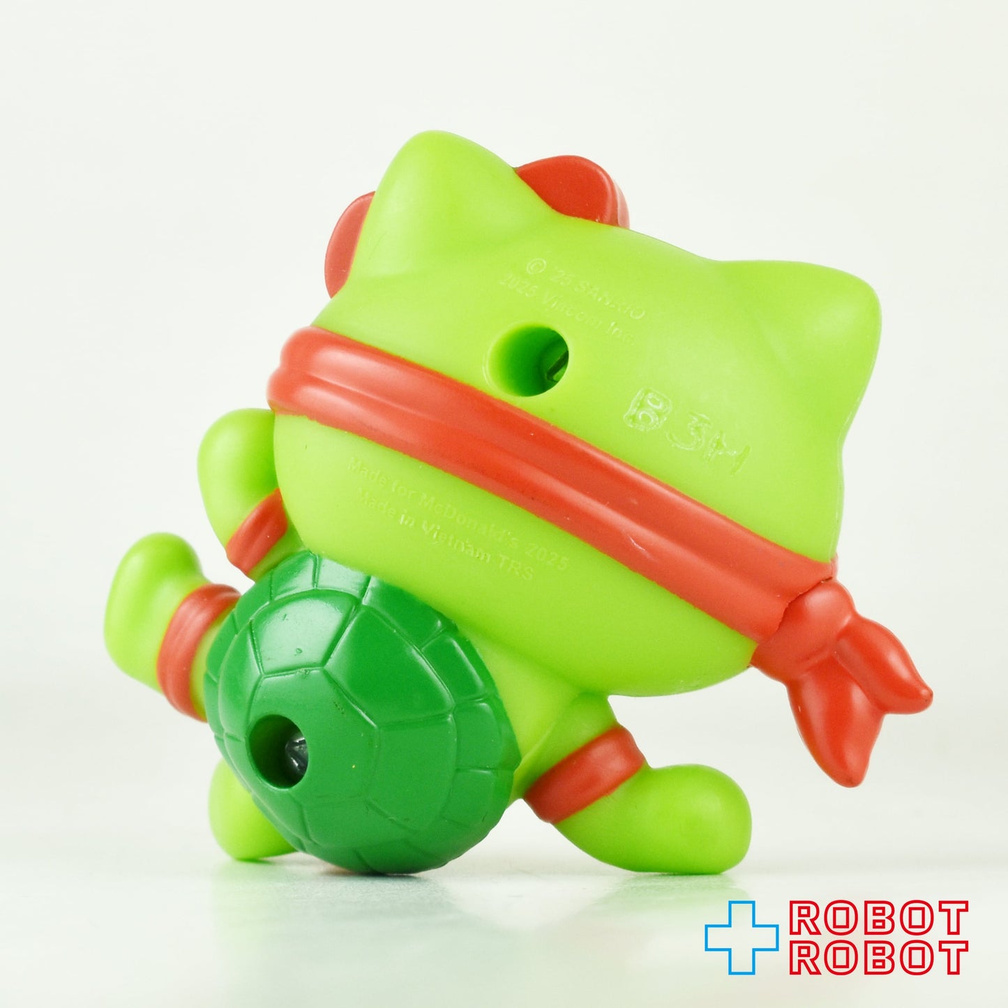 マクドナルド ハローキティ&フレンズ × タートルズ ハローキティ × ラファエロ フィギュア ハッピーミールトイ 2025 アメリカ限定 日本未発売