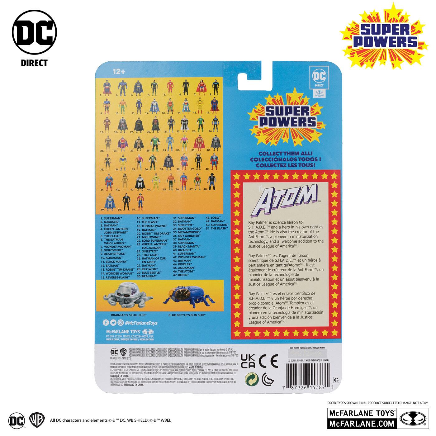 マクファーレン・トイズ DCダイレクト DCスーパーパワーズ #45 アトム (レイ・パーマー) 4インチ アクションフィギュア 国内版 未開封