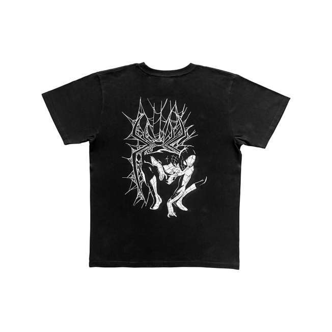 マーベル スパイダーマン : ブランド・ニュー・デイ Tシャツ (黒)