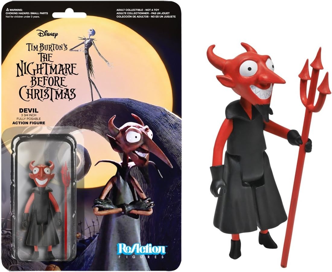 リ・アクション 3.75インチ アクションフィギュア ナイトメアー・ビフォア・クリスマス デビル 未開封