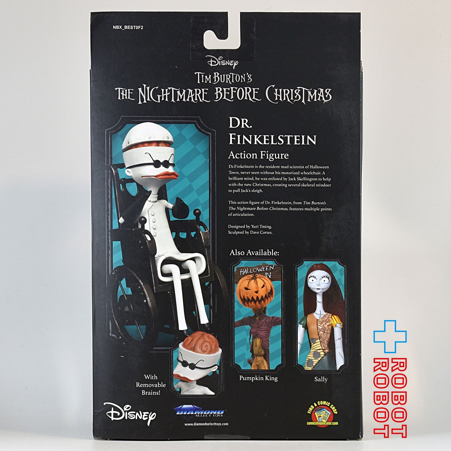 ナイトメアー・ビフォア・クリスマス ベストオブシリーズ 2フィンケルスタイン博士 アクションフィギュア 未開封
