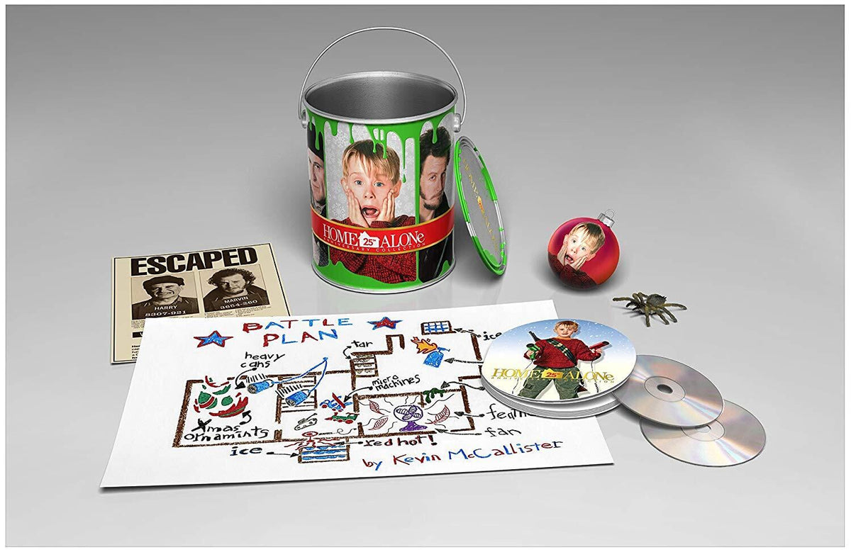ホーム・アローン 25周年 アニバーサリー 全5作品 ブルーレイDVD コレクション 限定ペイント缶パッケージ付き