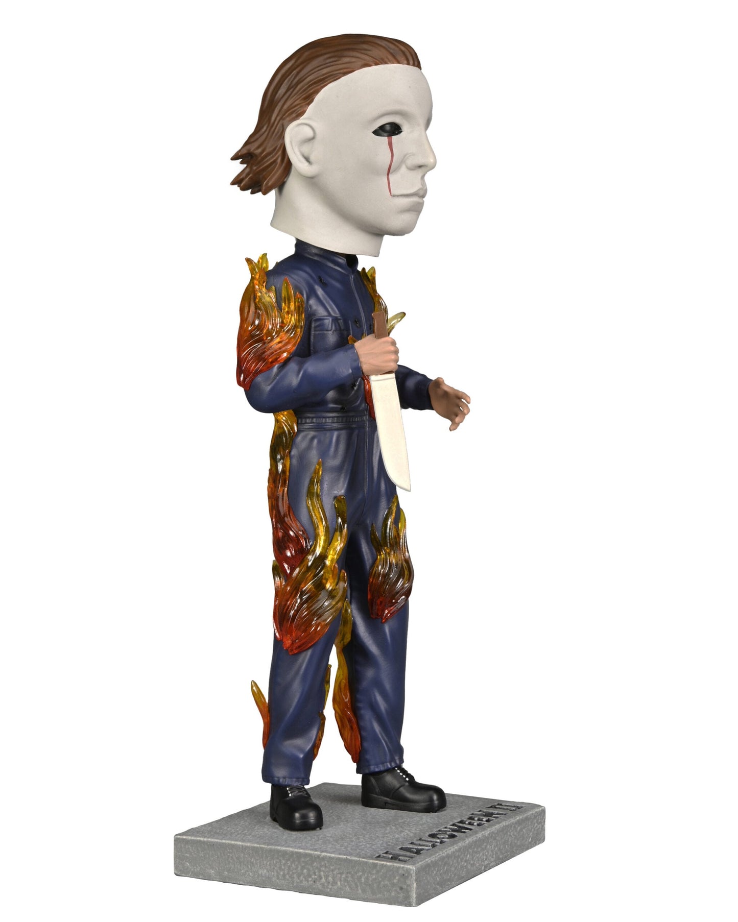 NECA ハロウィンII マイケル・マイヤーズ オンファイア ヘッドノッカー 未開封