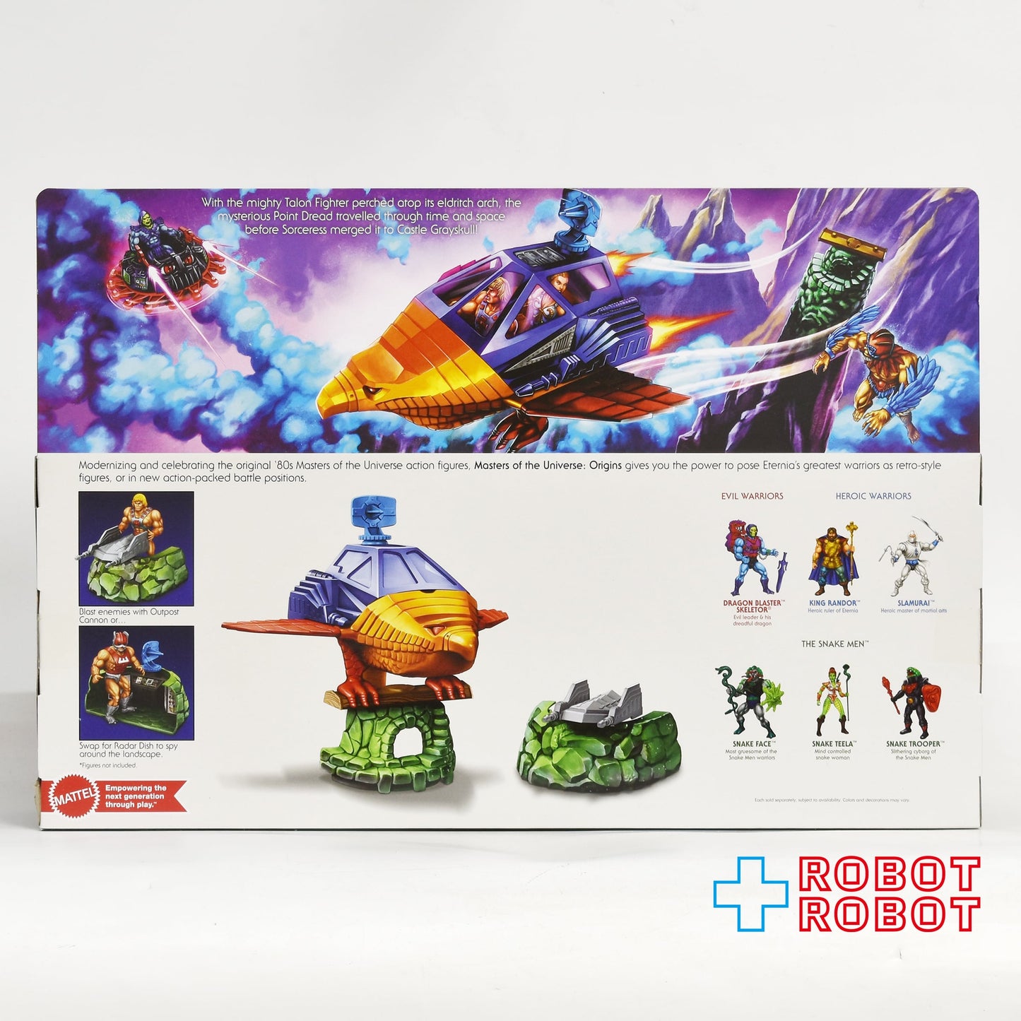 マテル MOTU マスターズ・オブ・ザ・ユニバース オリジンズ ポイントドレッド & タロン ファイター 未開封