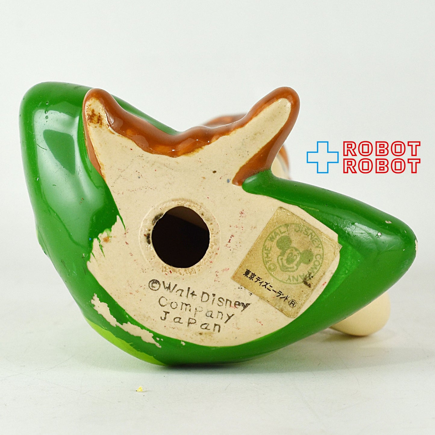 東京ディズニーランド TDL ディズニー ピーター・パン 陶器フィギュアリン 9センチ ※難有り