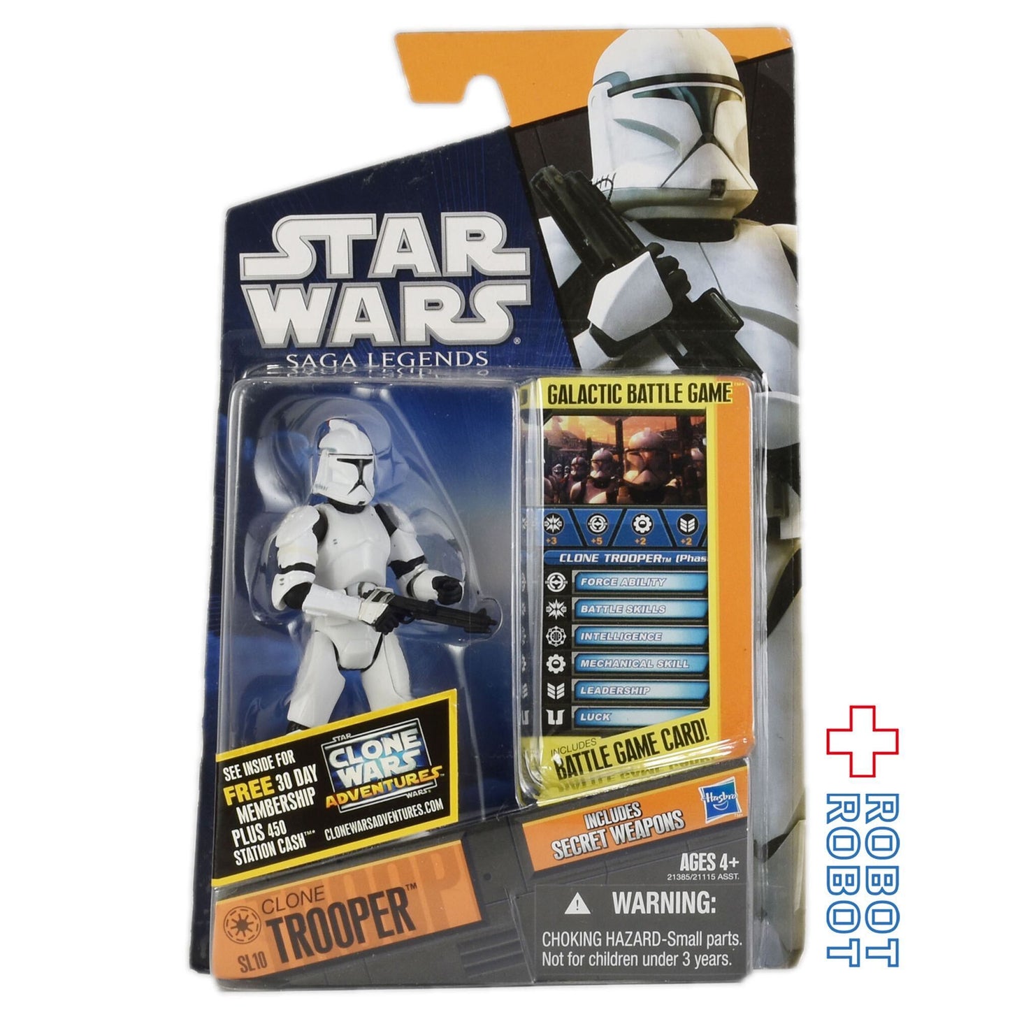 スター・ウォーズ SL2010 SL10 クローン・トルーパー サーガ・レジェンズ 3.75インチ アクションフィギュア US版 未開封