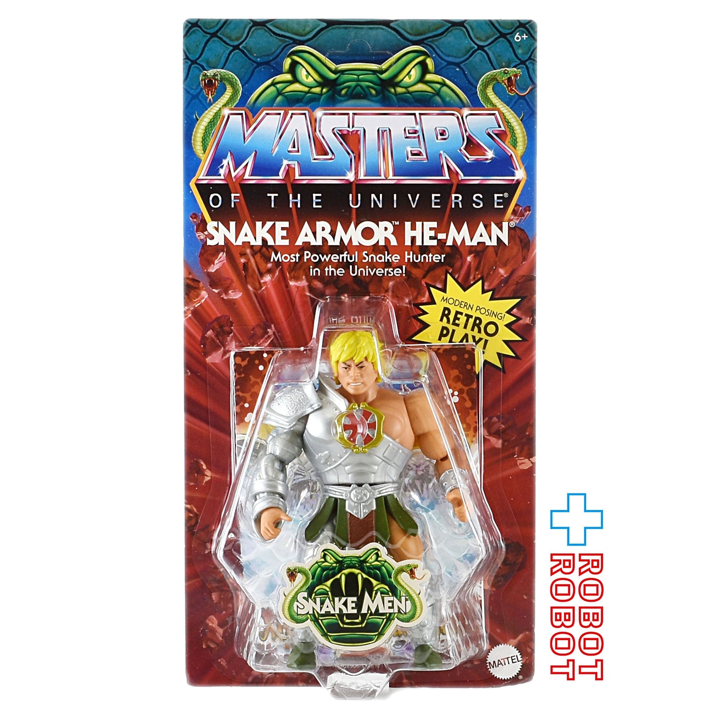 マテル MOTU マスターズ・オブ・ザ・ユニバース オリジンズ 5.5インチ スネークメン スネークアーマー ヒーマン アクションフィギュア 未開封