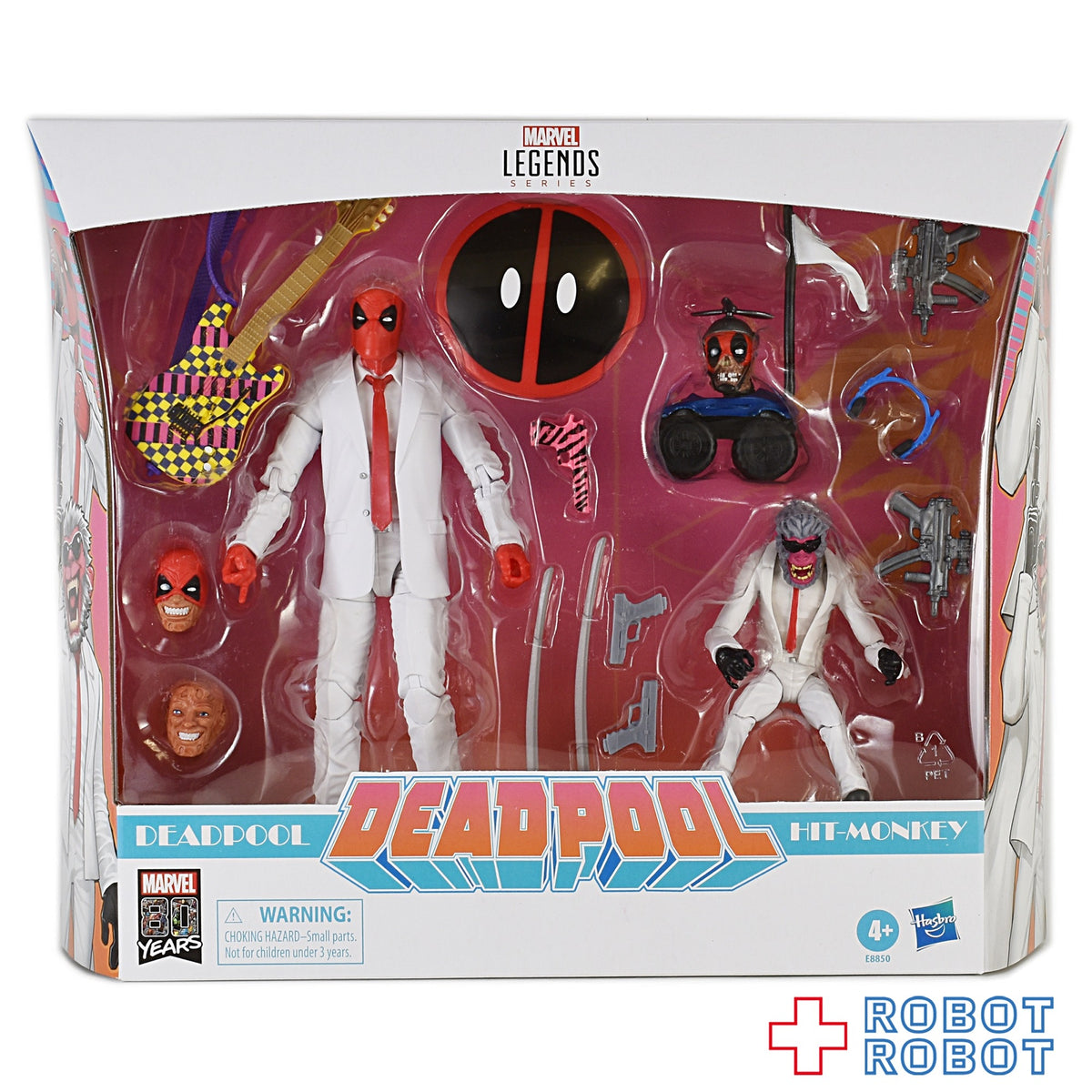 マーベルレジェンド マーベル80周年シリーズ デッドプール & ヒットモンキー 6インチ アクションフィギュア 未開封