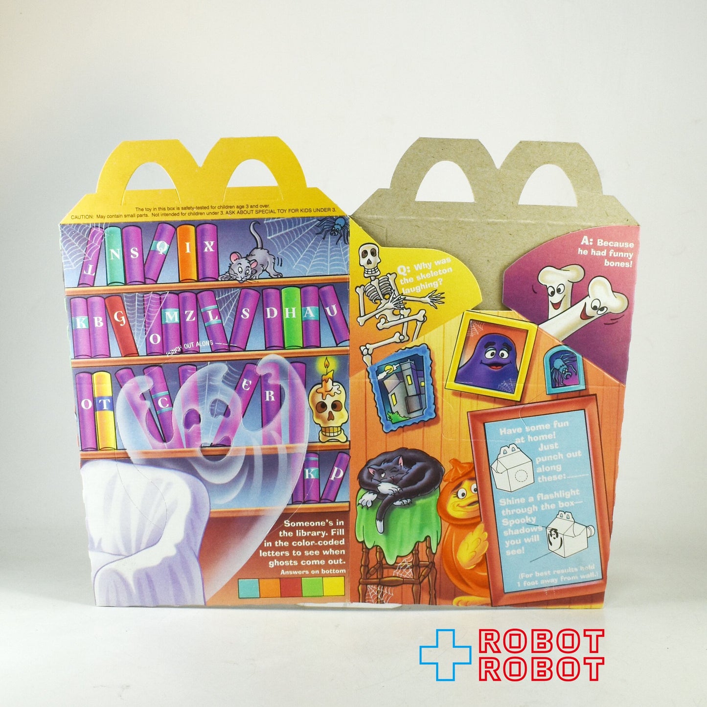 マクドナルド ハッピーセット空箱 ボックス ハロウィン グリマス・ゴースト 1995