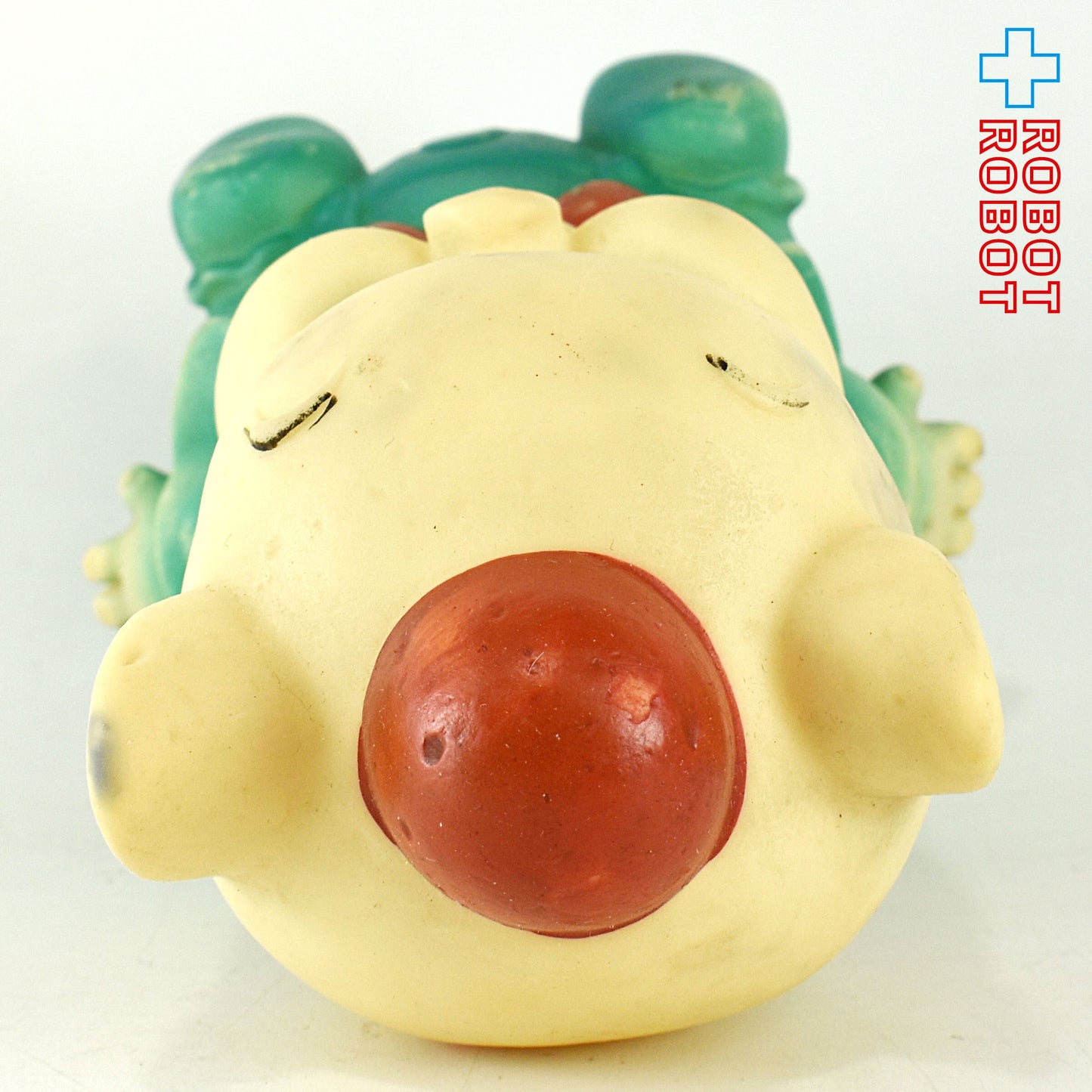 KO ルーニー・テューンズ ポーキー・ピッグ 緑色ジャケット ソフビフィギュア メーカー不明