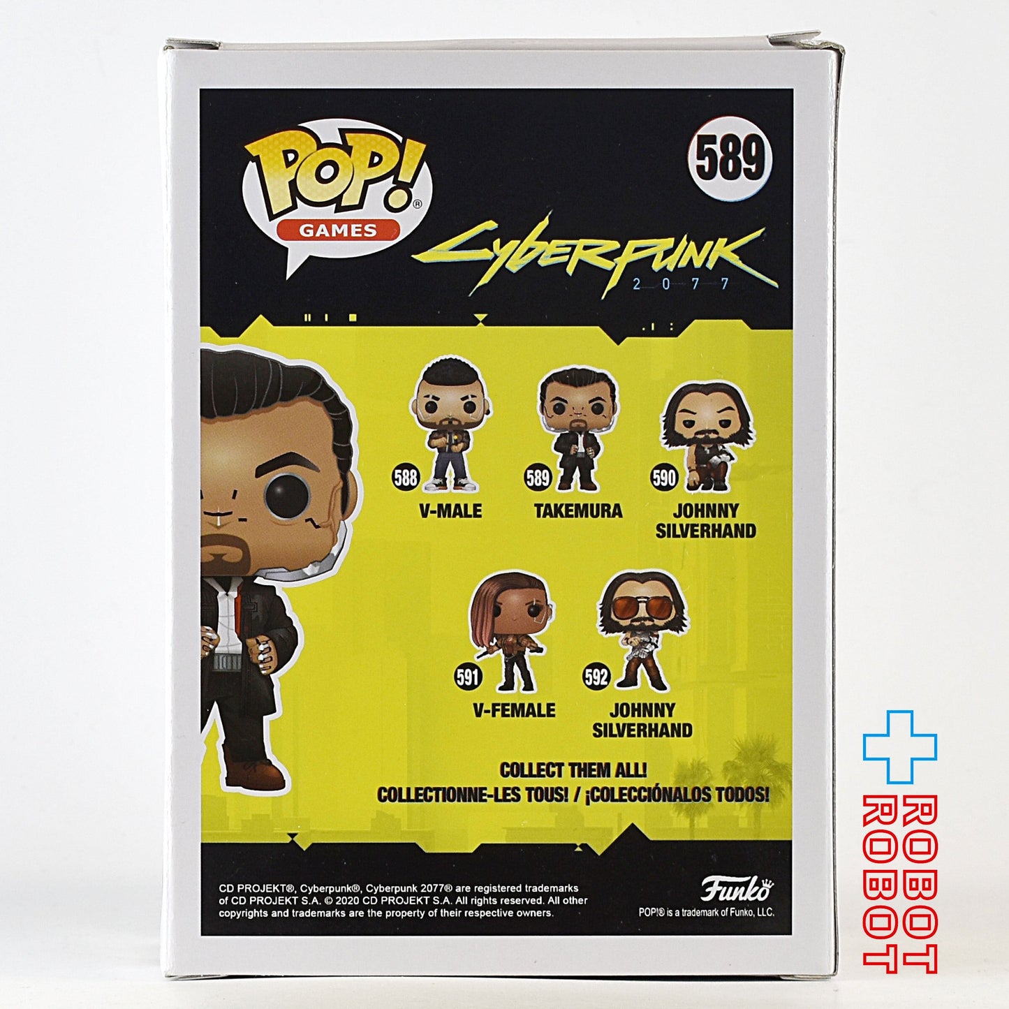 ファンコ POP! 589 サイバーパンク 2077 タケムラ ビニールフィギュア 箱入 開封