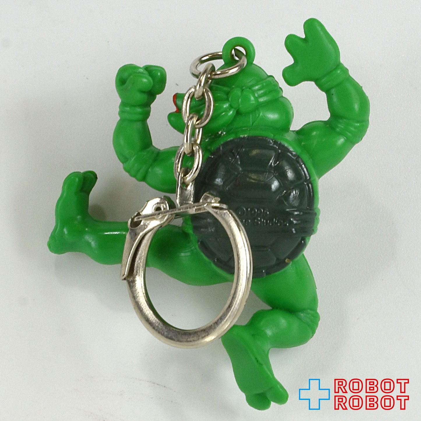 カバヤ タートルズ ミュータントホルダー ミケランジェロ 片足立ち PVCフィギュア キーホルダー